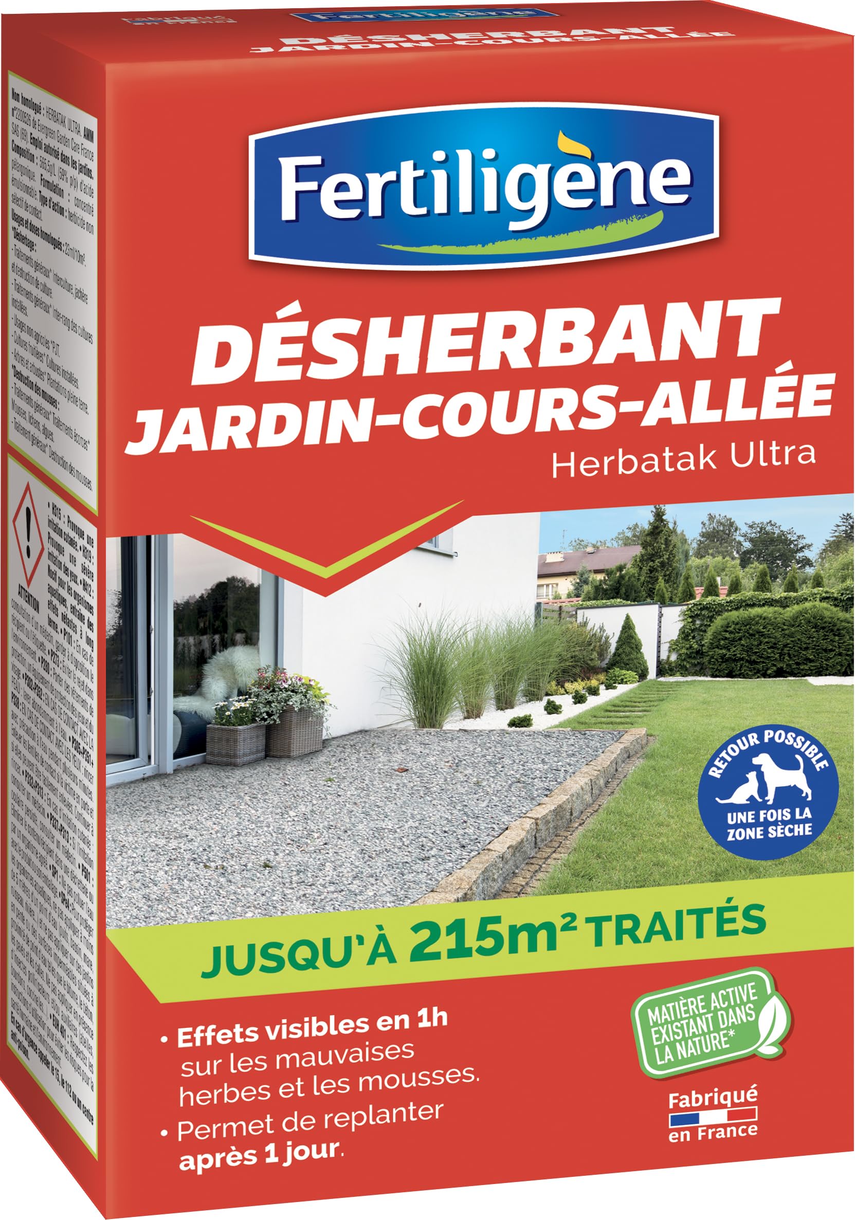 FERTILIGENE FDESA50N Désherbant Concentré 500 ml 215 m²