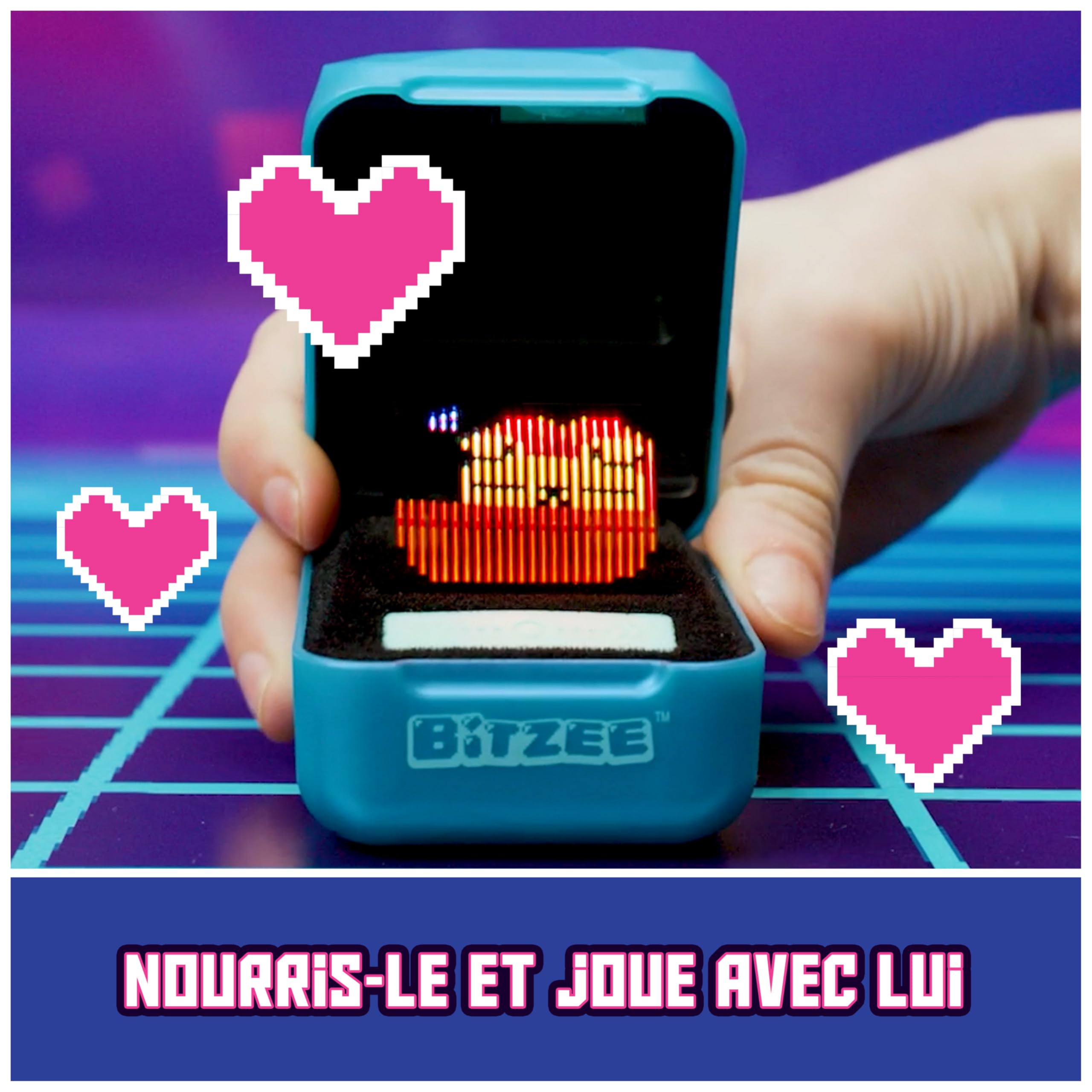 Bitzee Magicals - Mon Animal Interactif Bitzee - Animal Digital 3D Que Vous Pouvez Vraiment Toucher - Boîtier Electronique 20 Animaux Interactifs - Sons Réactions Et Jeux - Jeu pour Enfant 5 et +