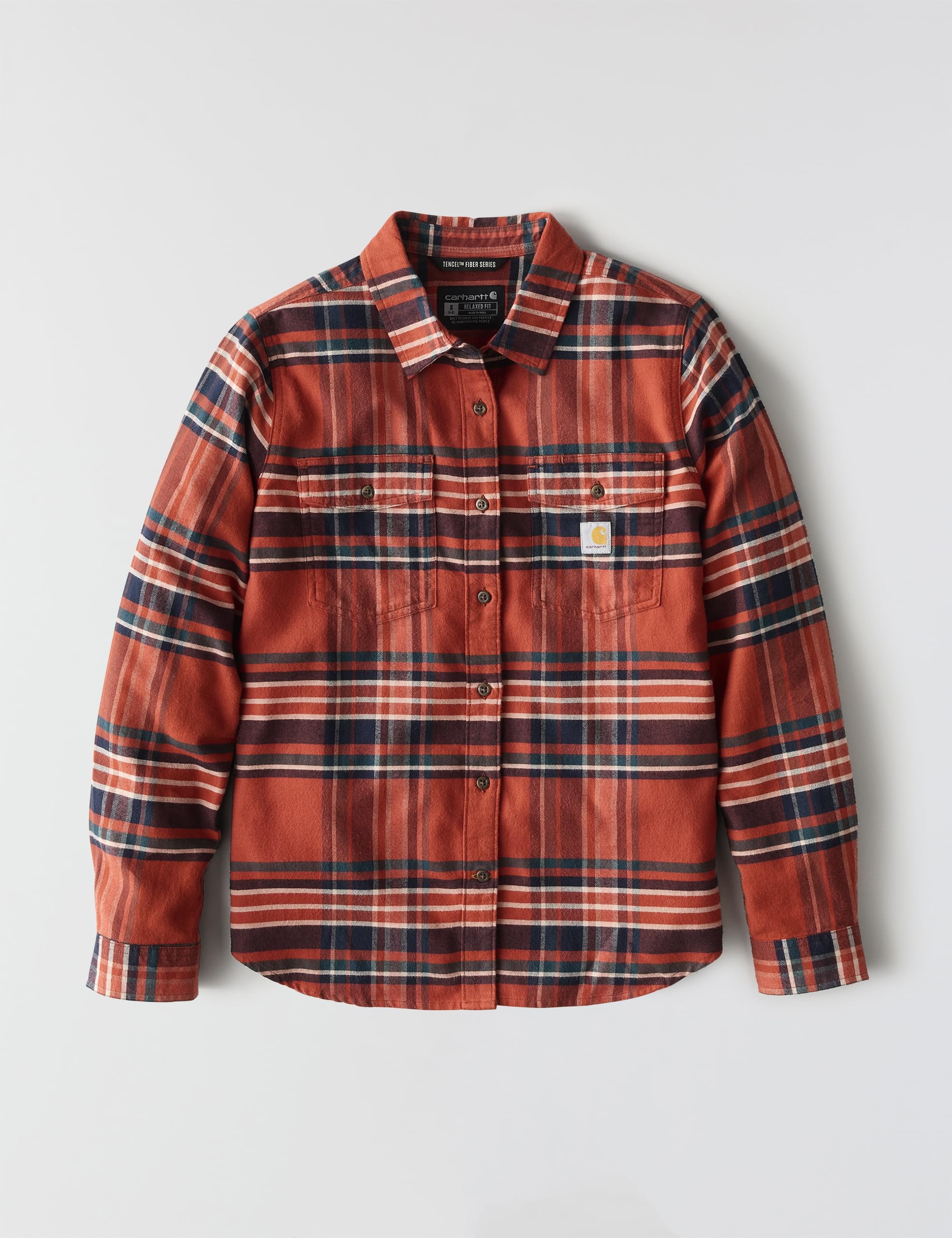 Carhartt Mujer 107135 Tencel™ Fiber Series Relaxed Fit Plai
