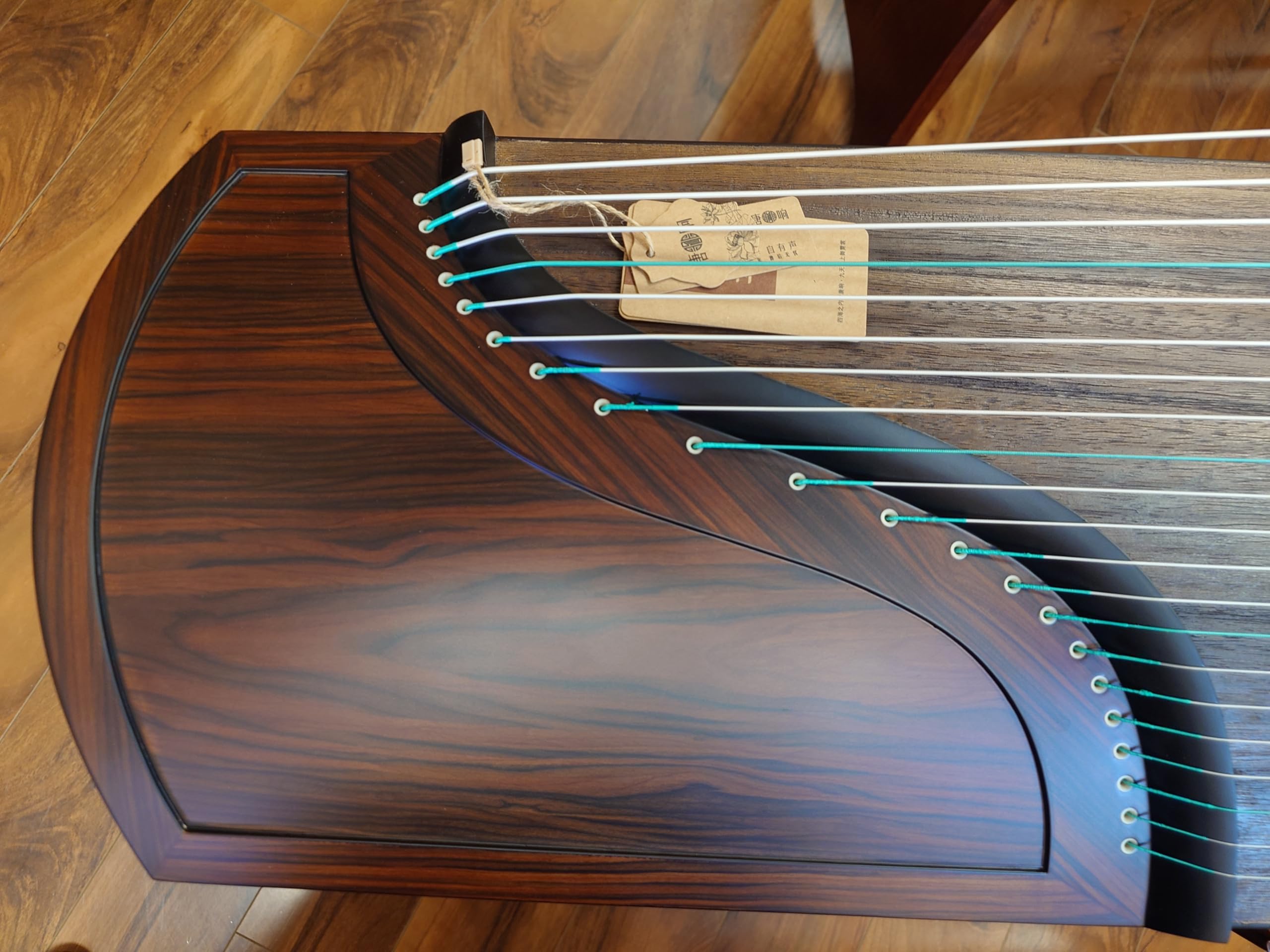 Indian Rosewood Guzheng, 21-String, Tangxiang Brand ????????“??”