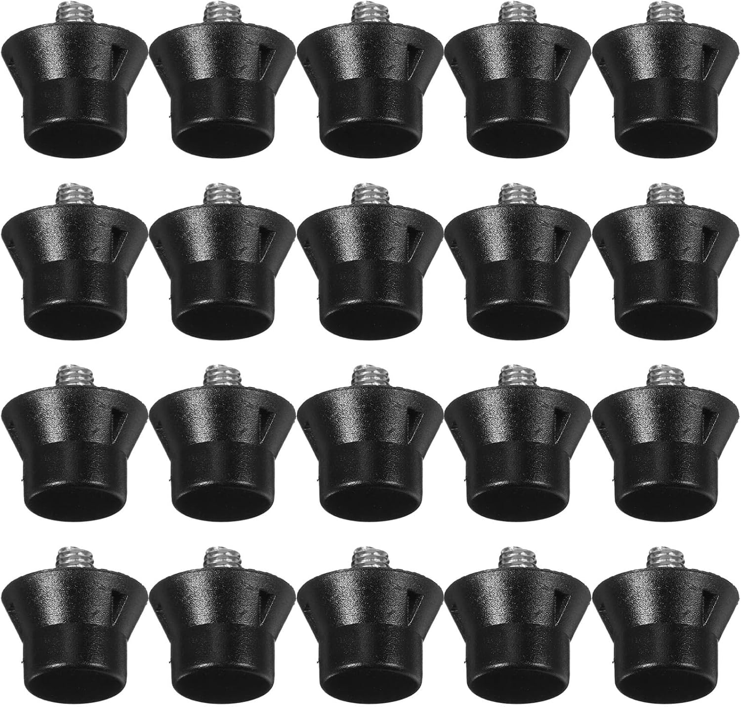 Football Boot Studs 36pcs Football Shoe Cleats Rubber Spikes Running Shoes Replacement Anti-Slip Track Spike Outdoor Sprinting Sole Nail