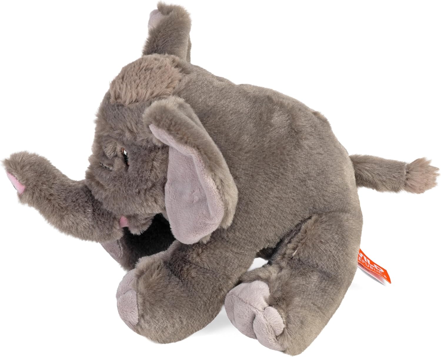 Wild Republic Cuddlekins Eco Mini African Elephant, Stuffed Animal, 8 Inches, Plush Toy, Fill is Spun Recycled Water Bottles, Eco Friendly