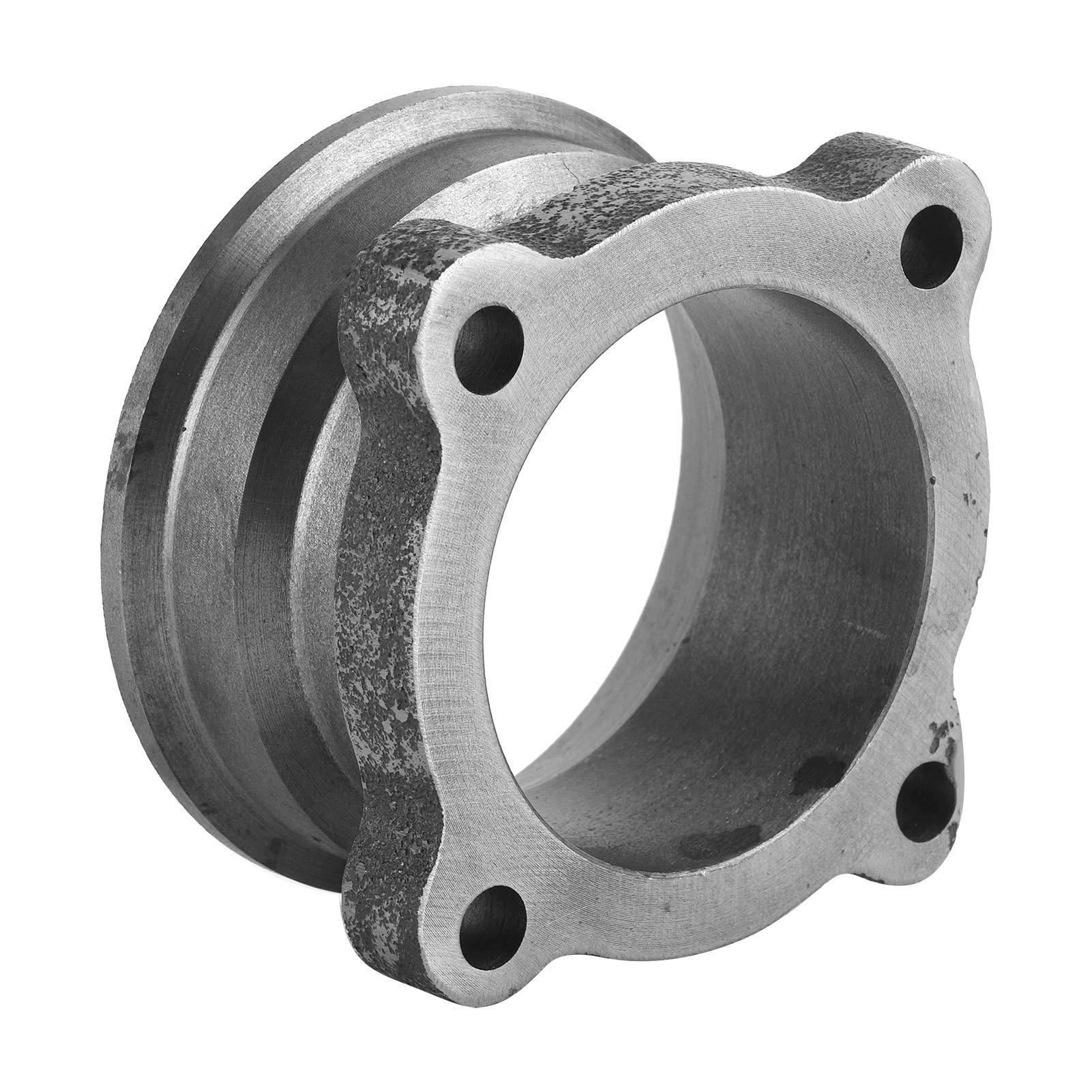 Turbo Scarico V Bend Flangia Adattatore Flangia di Scarico V Band Adattatore Flangia di Scarico Turbo Downpipe 4 Fori Per Bulloni Per 2,5 Pollici a 3 Pollici Universale