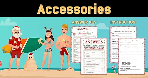 Miniatura 5 de Prueba de disputa amistosa para fiestas de Navidad, juegos de fiesta de Navidad, juegos de fiesta de gratitud para adolescentes adultos, juegos de