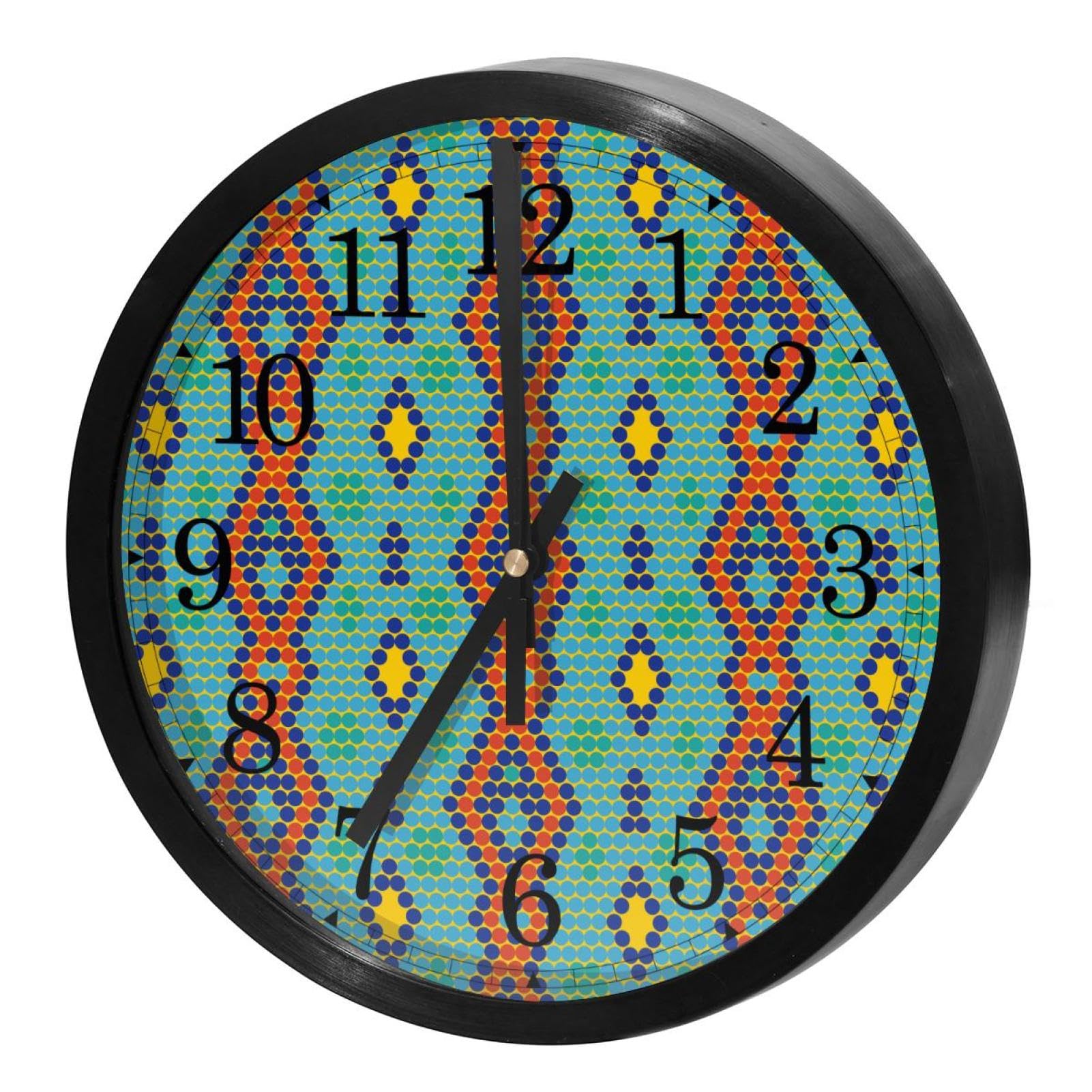 Horloge murale silencieuse pour travailler sans bruit et sans tic-tac stressant