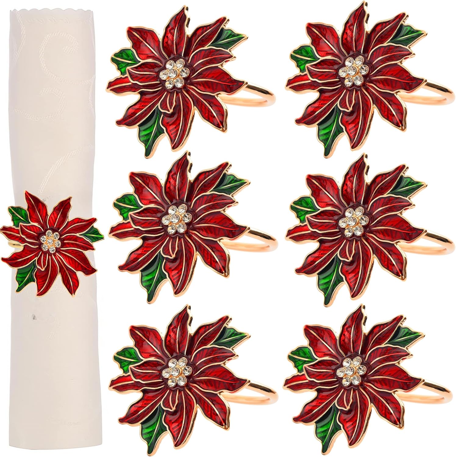 Christmas Napkin Rings Holiday Napkin Holders Rings