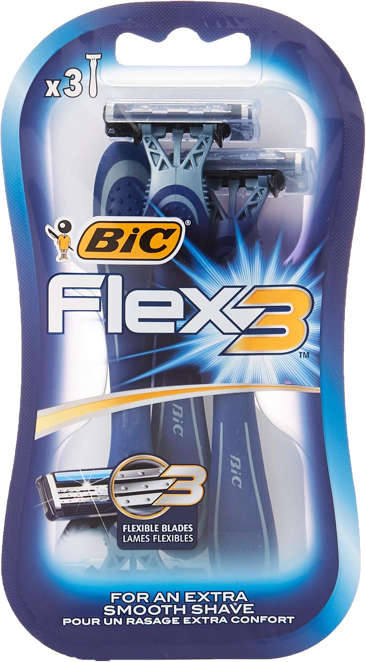 Flex 3 Comfort Disposable Razors - Pack Of