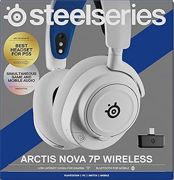 ヘッドホン SteelSeries ARCTIS NOVA 7P WIRELESS SteelSeries Arctis Nova 7P Wireless — Wieloplatformowy
