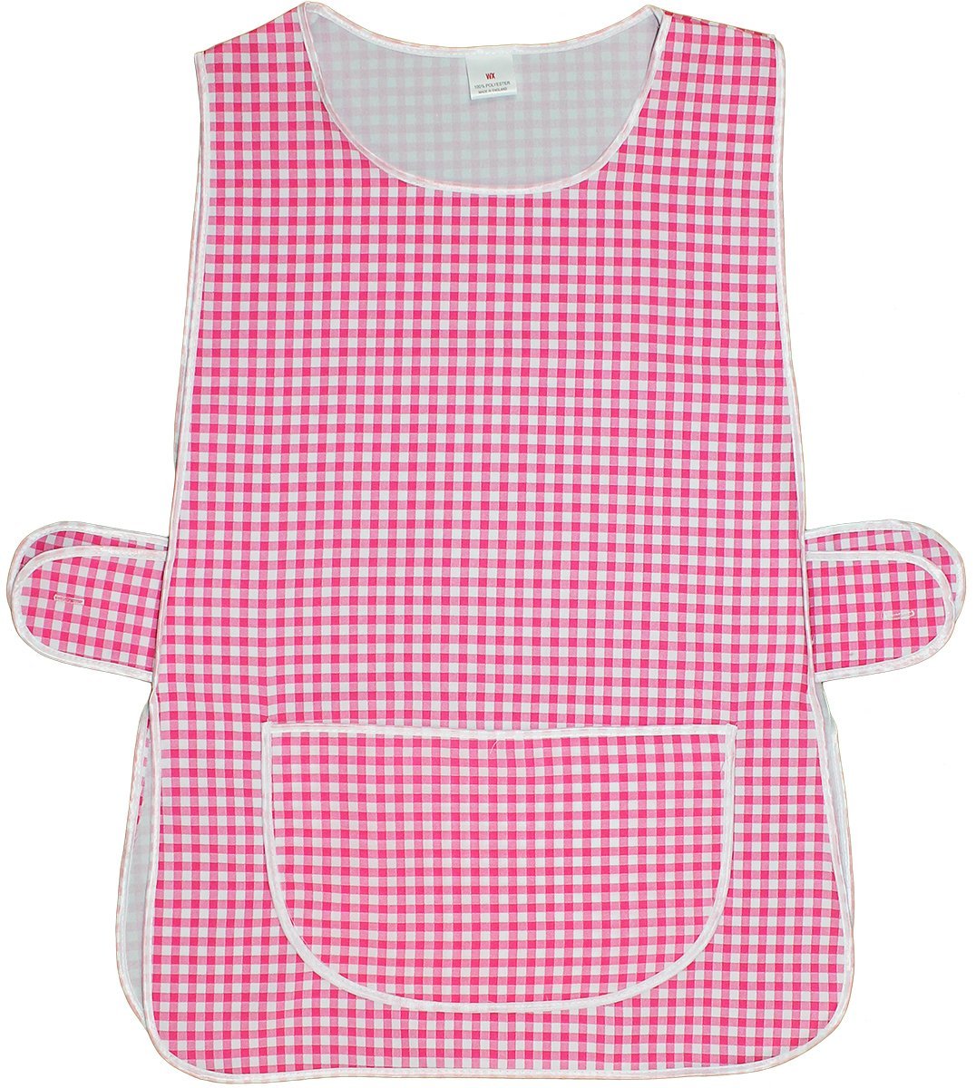 Kentex Online Women's Pink Home Work Tabard Apron Single Large Pocket Side Fastening Tabards (Xxos, )