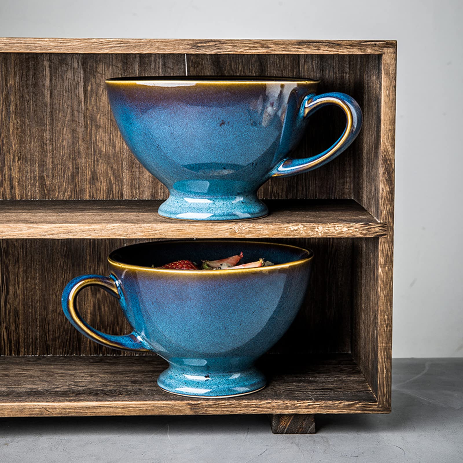 Orientalny ceramiczny zestaw do herbaty Zestaw czajniczków Ceramiczny kubek do kawy, filiżanka do kawy i herbaty z mlekiem, ceramiczna filiżanka do kawy, domowe kubki biurowe do kawy z mlekiem i herba