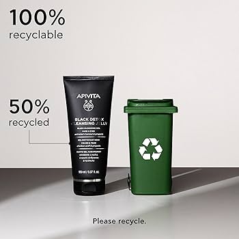 Amazon.com: Apivita Black Detox Cleansing Jelly | Detoxifying Face