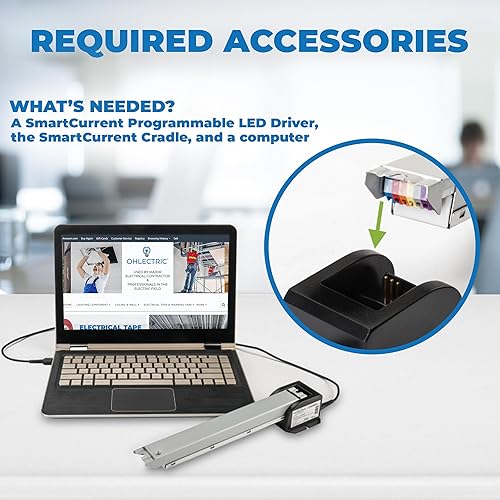 Miniatura 8 de OhLectric Reemplazo de 30 vatios para OTi30120-2771A0 DIM-1 L - Controlador LED lineal programable de corriente constante regulable -120-277 voltios