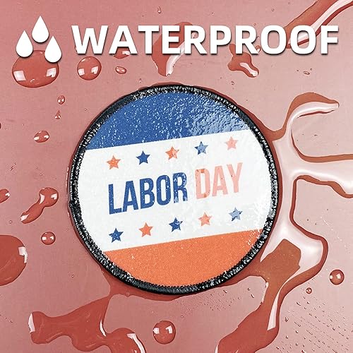 Miniatura 5 de Parches personalizados para añadir tu foto o cualquier logotipo, cualquier texto o nombre, gancho y bucle opcional, coser, planchar en mochilas,