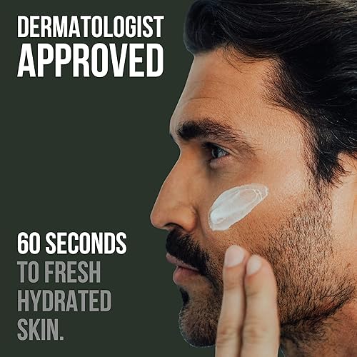 Miniatura 3 de RUGGED &amp; DAPPER Age Defense - Crema facial hidratante facial Age + Damage Defense, limpiador facial Daily Power Scrub