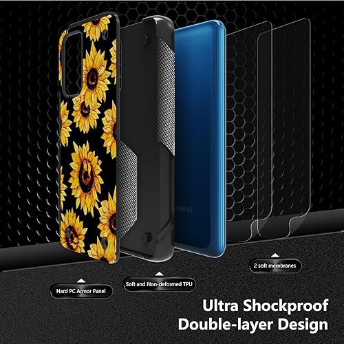 Miniatura 2 de Funda para Samsung Galaxy A23 Galaxy A13 4G/5G, Galaxy A04, Galaxy A04S, Galaxy A32 5G, con 2 protectores de pantalla, funda protectora híbrida
