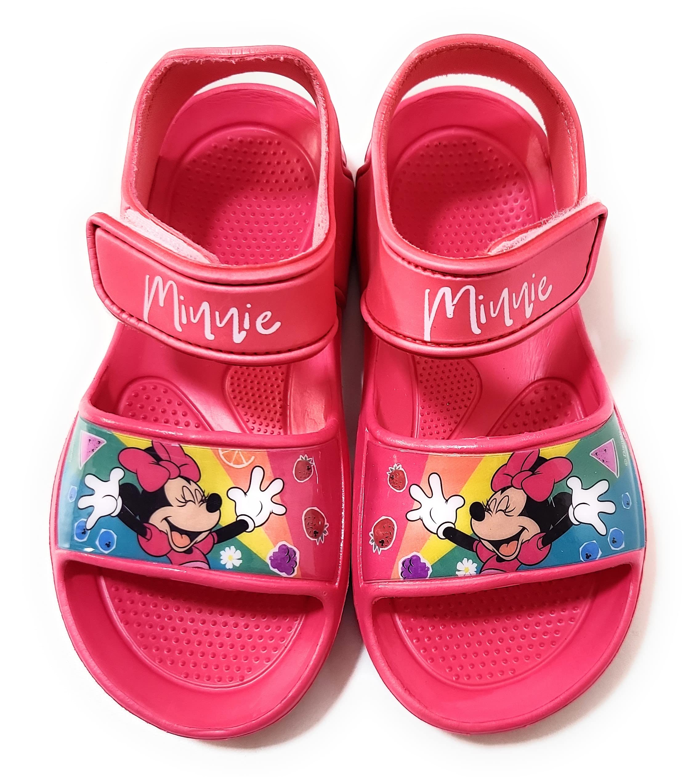 Requeteguay Urban RU Sandalias Minnie Mouse Disney para Niñas | Sandalias Minnie Mouse Disney para Playa o Piscina | Calzado Disney de Verano para Niñas