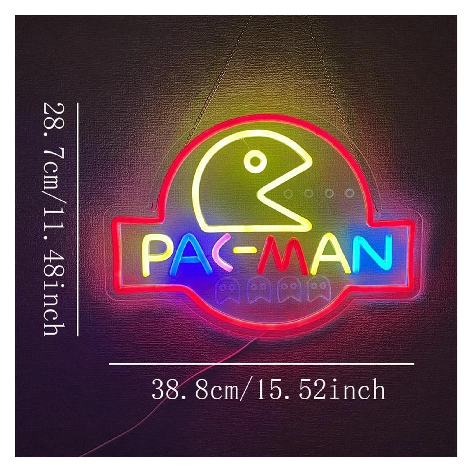 Insegna al Neon LED Insegna Al Neon Per Videogiochi, Luce Colorata Alimentata Tramite USB Per Zona Giochi, Sala Video, Decorazione Da Parete Per Camera Da Letto Per Ragazzi