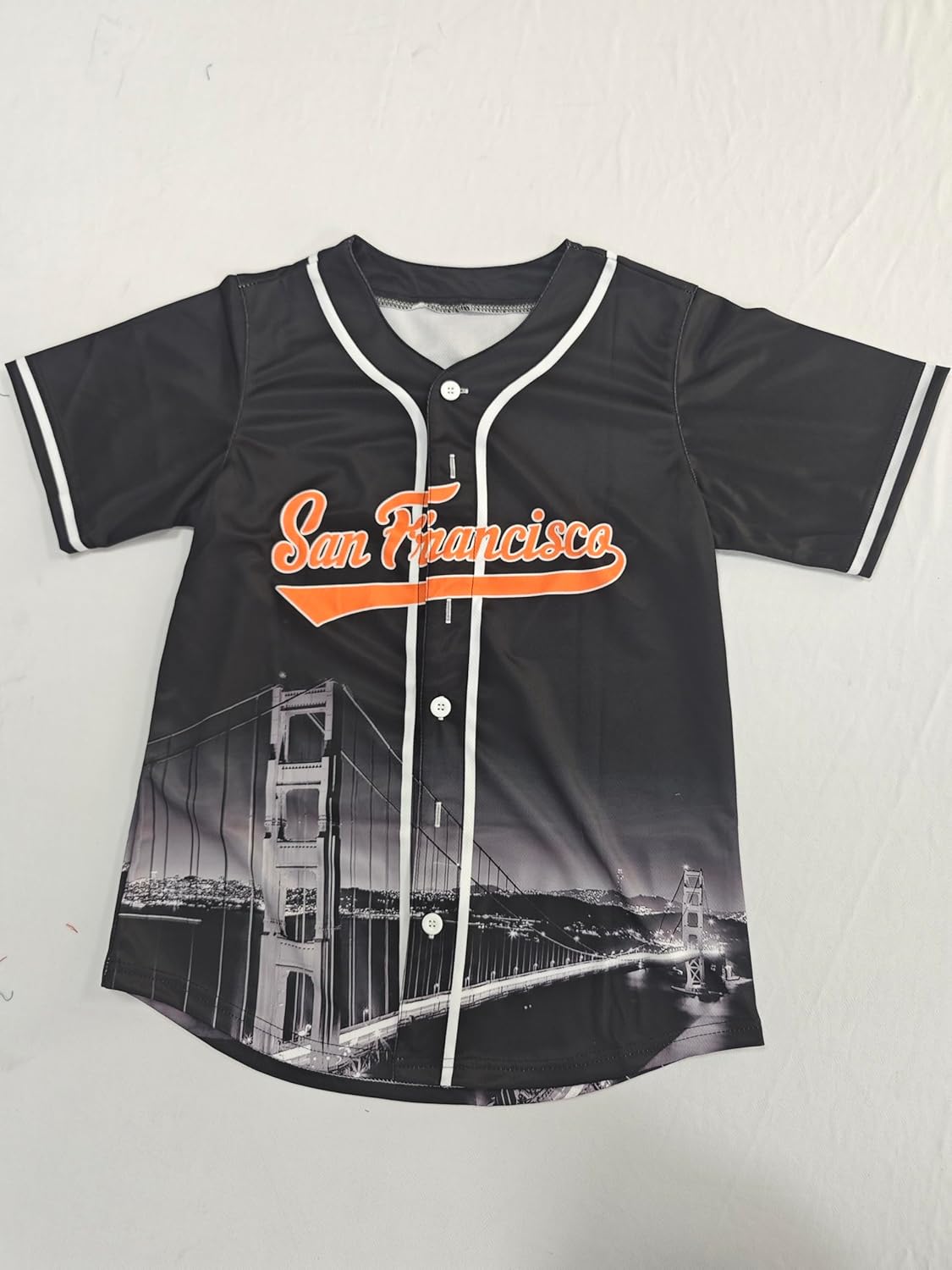 Women Baseball Jersey City Night Skyline Apparel Button Down Shirts Sports Uniform Fans Gift for Adult Girls S-2XL - Image 6