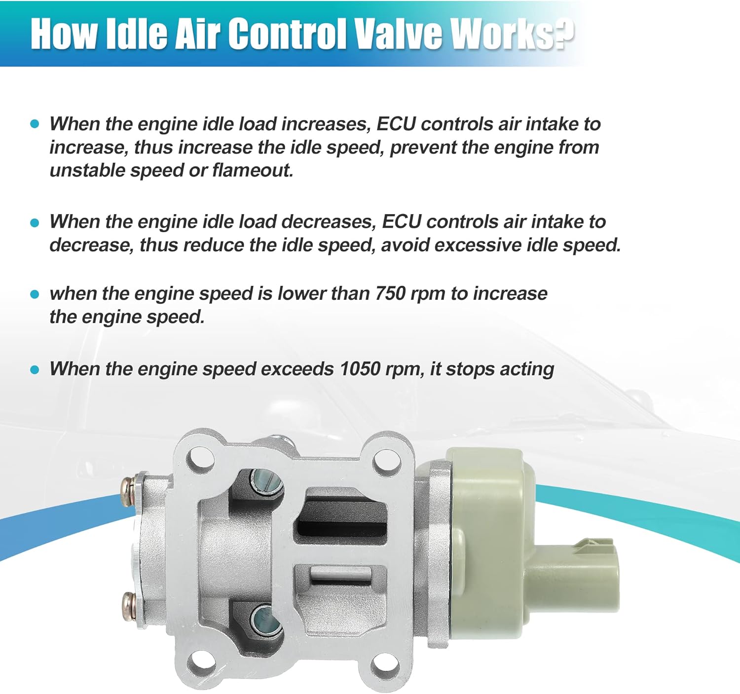 X AUTOHAUX IACV Idle Air Control Valve for Honda Civic CX DX EX HX LX GX 1996-2000 for Acura EL 1997-2000 1.6L SOHC With Gasket 16022-P2A-J01 AC186 IAC186