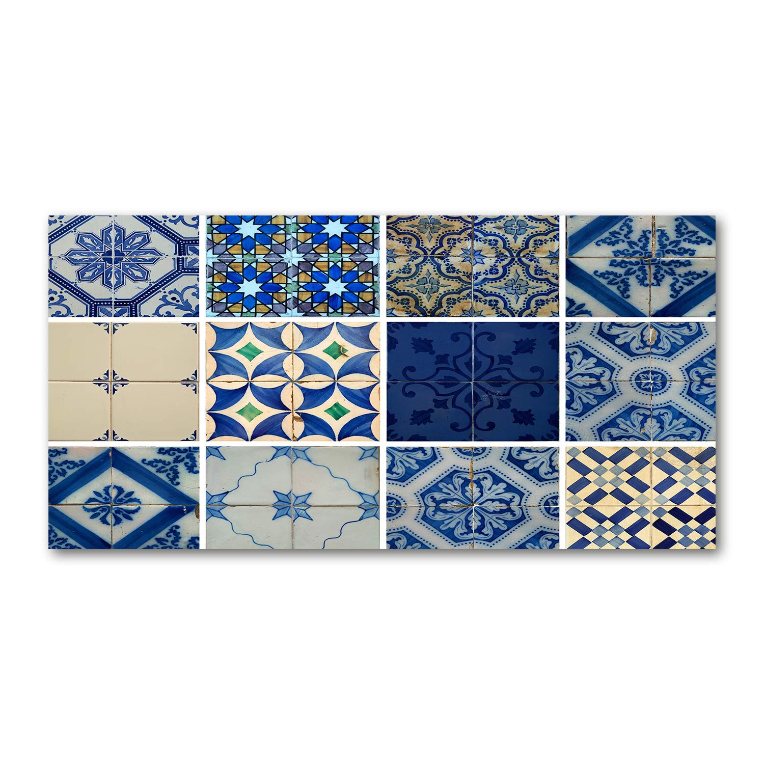 Image verre plastique Azulejos portugueses Tulup pour habiller un grand mur vide facilement