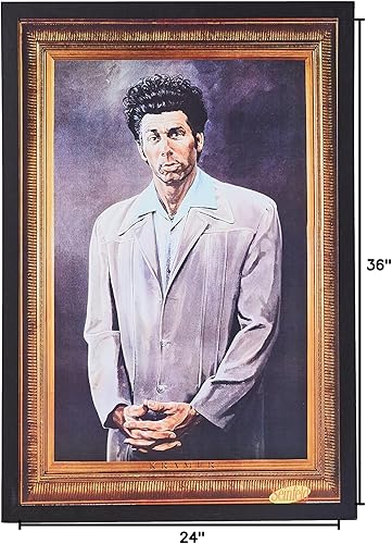 Miniatura 4 de Marco Cosmo Kramer Retrato – Programa de TV Seinfeld 36x24 Póster de impresión artística Decoración de pared Humor Pintura famosa Cultura Pop