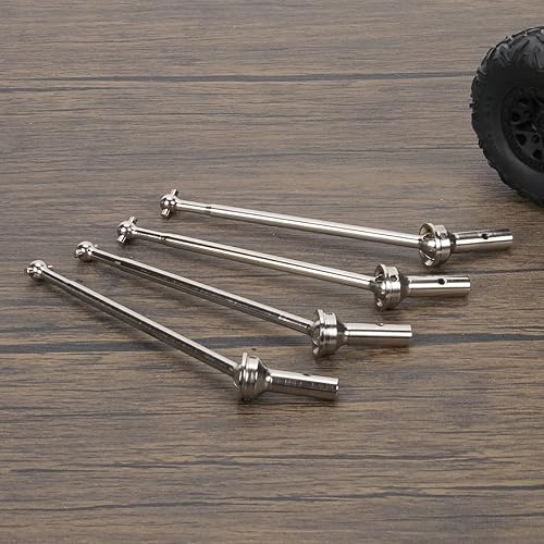 Miniatura 7 de RCAWD Eje de transmisión CVD para ARRMA 6S, 17 Mojave 6S y rodillos actualizados, ejes de transmisión de acero #45 de 4.291in con eje CVD Hop Ups