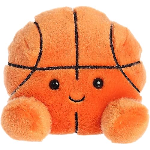 Aurora® Adorable Palm Pals™ Hoops Basketball™ Stuffed Animal - Fun Collectible Plush for Kids and Adult Collectors - Perfect for Decorating Rooms and Birthday Gifts - Orange 4 Inches