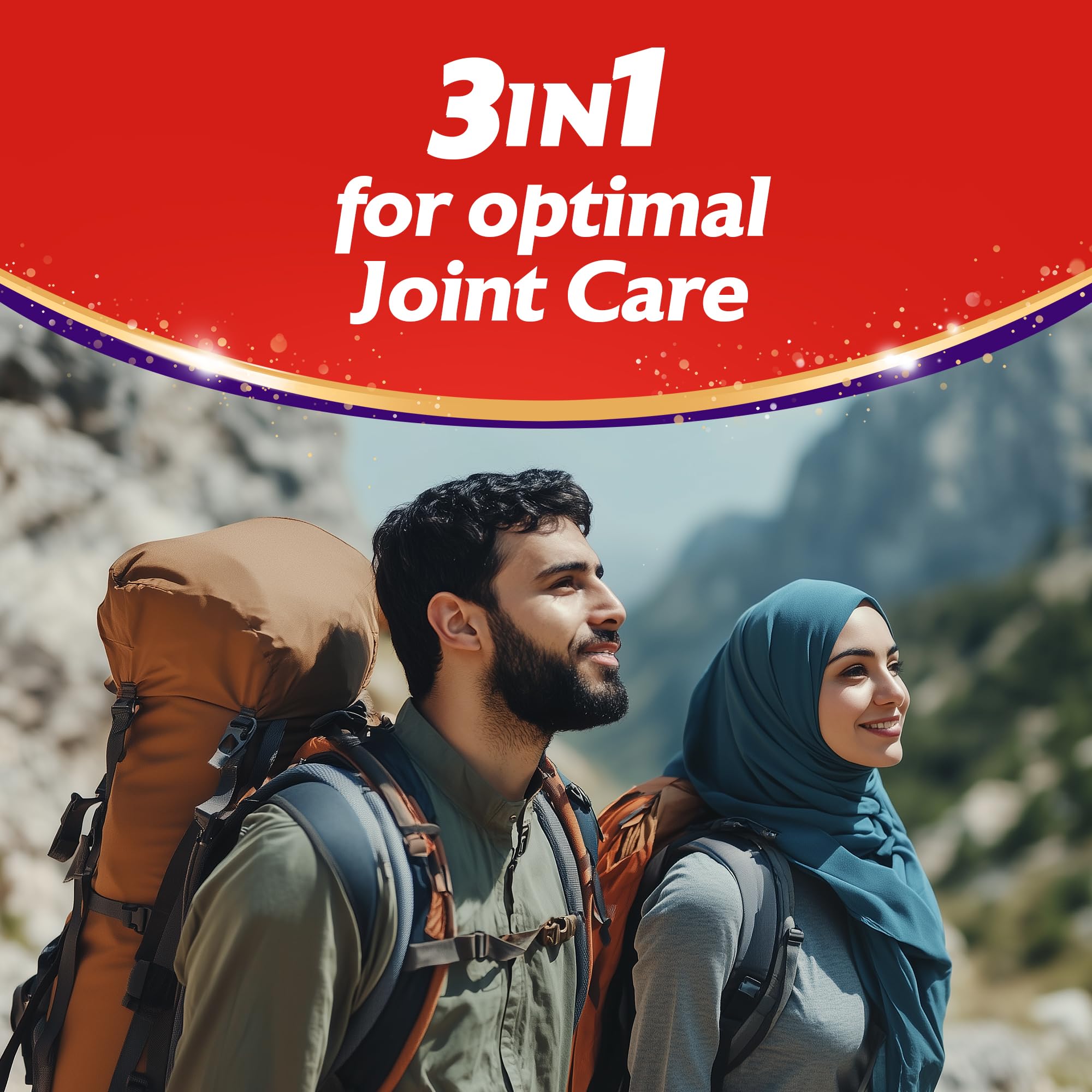 Seven Seas Joint Care Max Capsules with Omega-3 and Glucosamine, Nutritional Support for Joints, Mobility and Flexibility, Daily Joint Supplement for Adults, Pack of 60