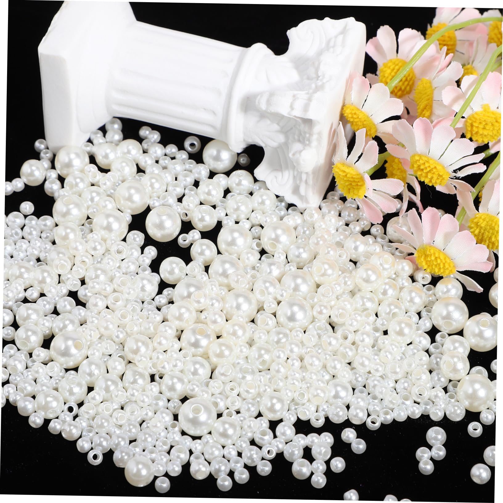 HOMSFOU 2 Set Perline E Per Creazione Gioielli Fai Da Te Distanziatori Per Bracciali E Collane Vari E Accessori Versatili E Alla Moda Per Progetti Creativi 900 Pezzi*2