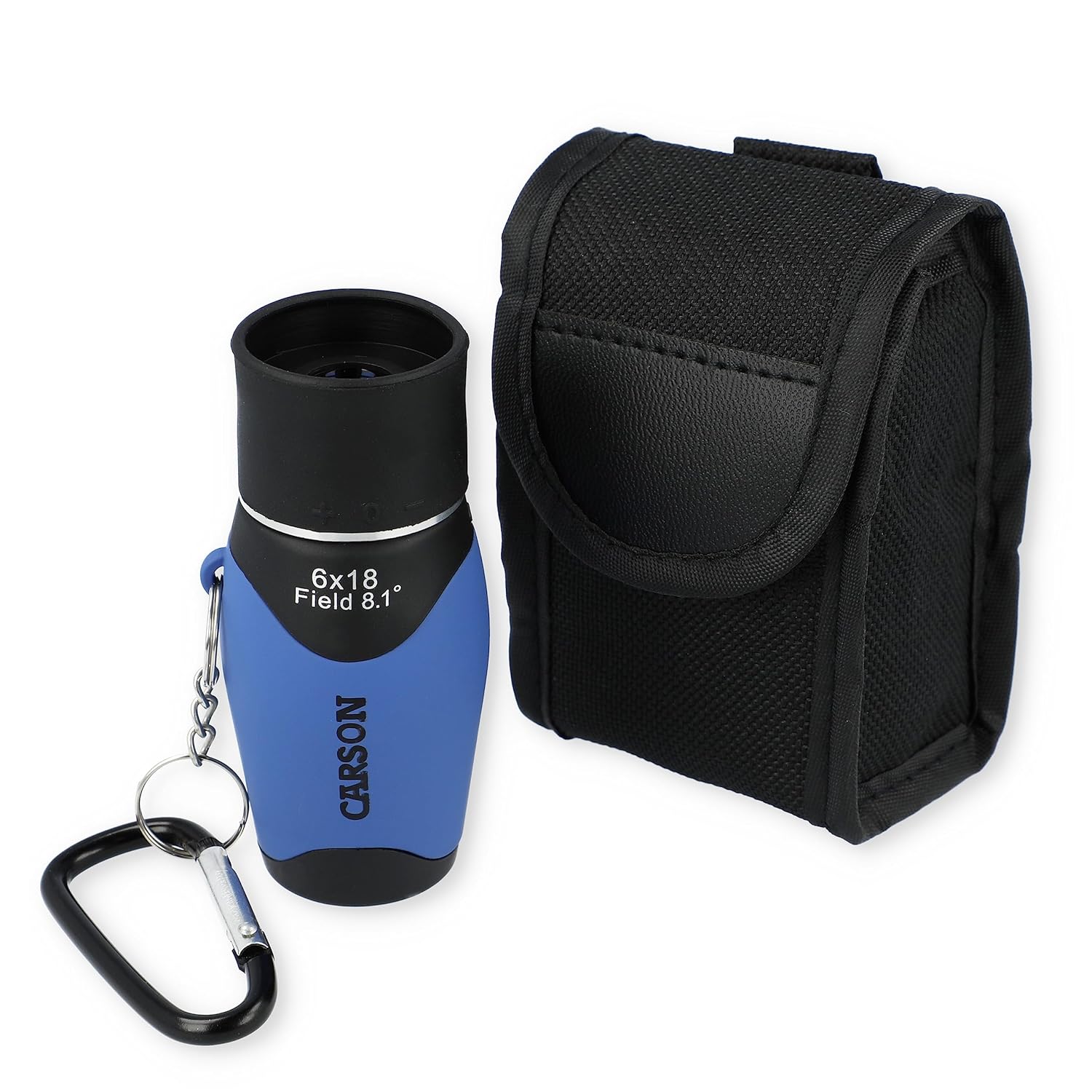 Carson MiniMight 6x18mm Pocket Monocular with Carabiner Clip (MM-618)