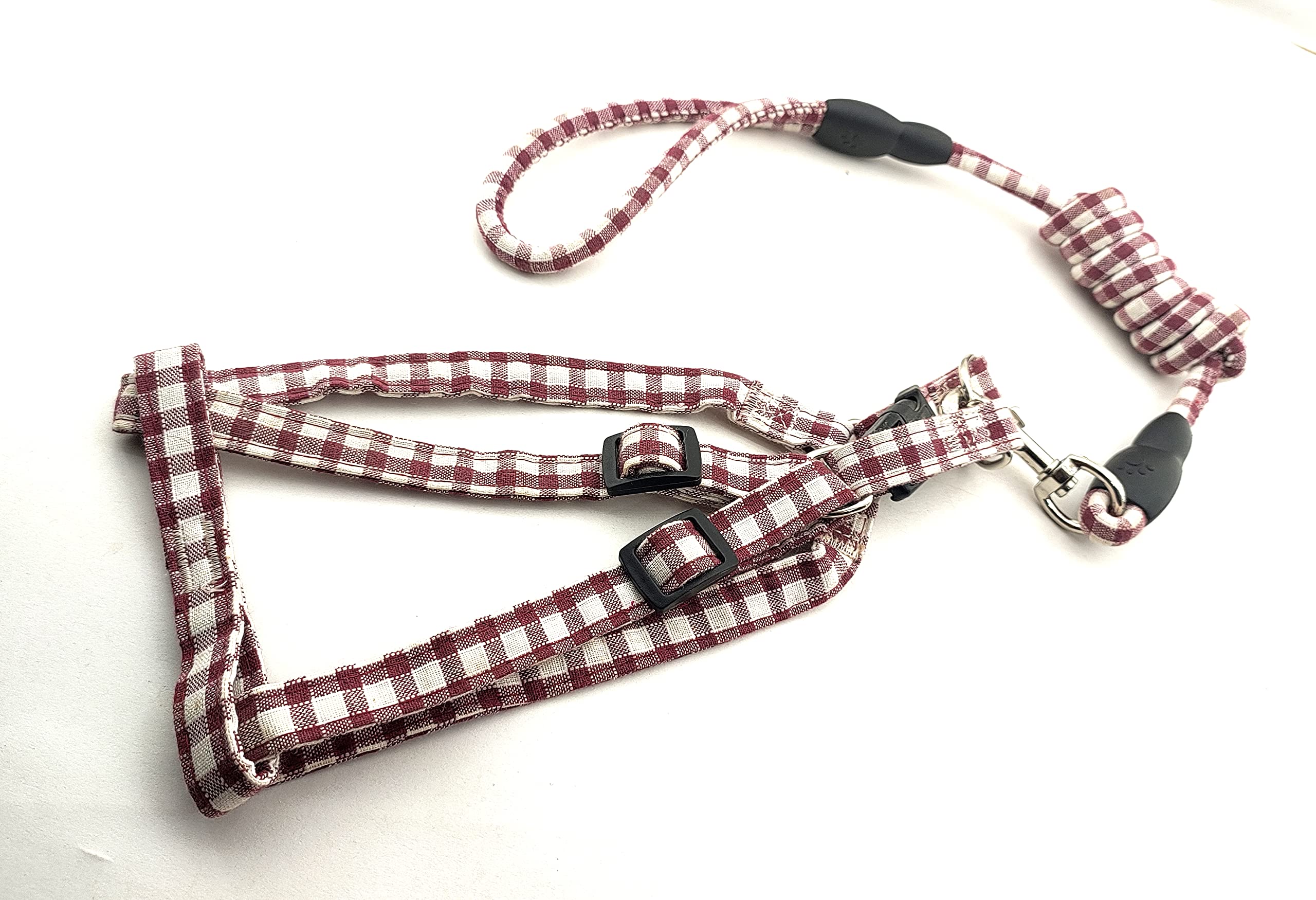 RvPaws 15 MM Puppy Cotton Harness & Leash Set for Small & Medium Dog Breeds, Dog Adjustable Harness with Rope Leash - Color May Vary (B0BLD8V41X) Amazon Price History, Amazon Price Tracker