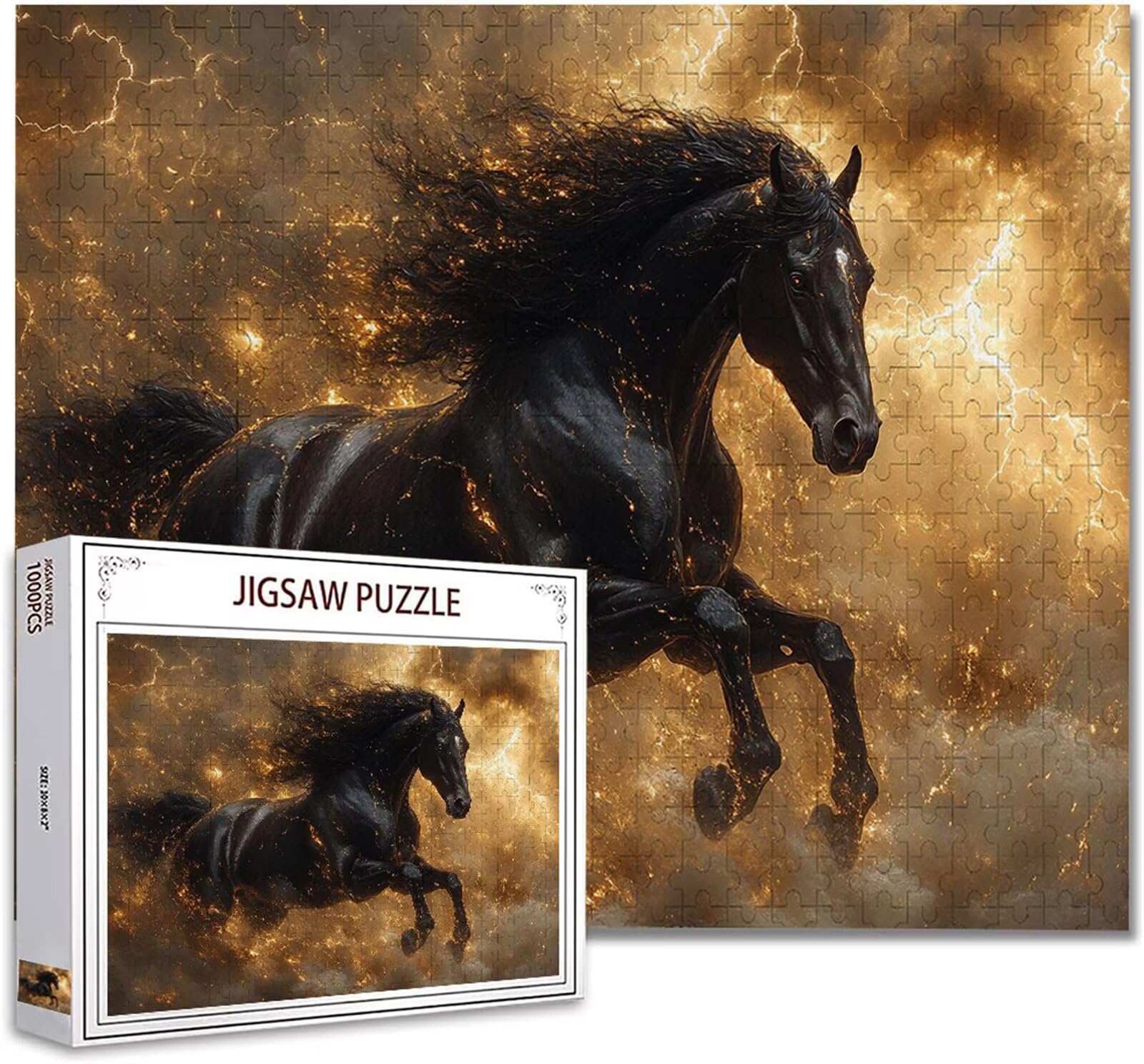 Puzzle 1000 sztuk dorośli zwierzę puzzle drewniane klasyczne niemożliwe edukacyjne układanka ćwiczenie pamiętnik i intuicja wielkanocny prezent, z plakatem w zestawie kompaktowe pudełko może do