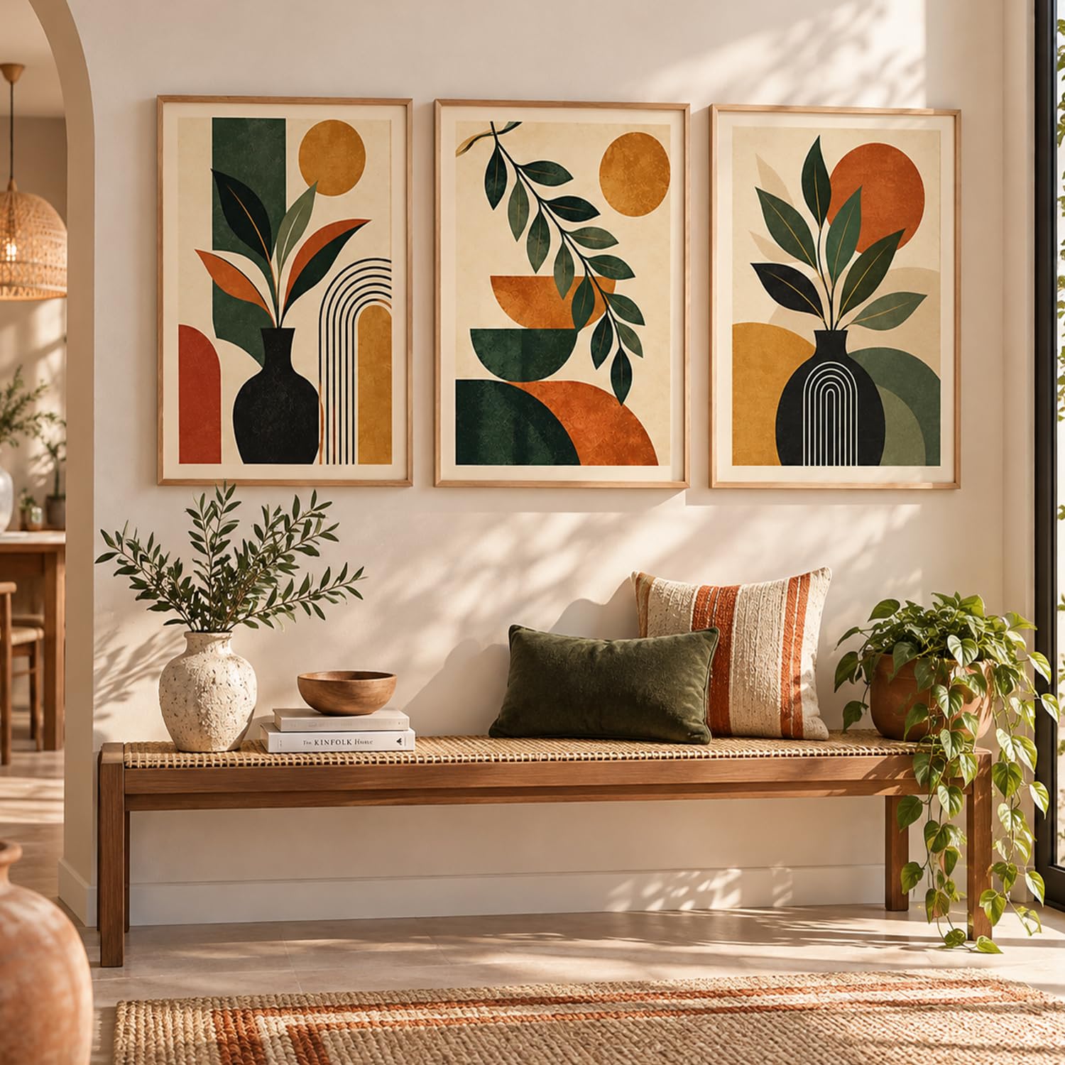 Bohemian Art Prints - 3 Maximalist Frames -12 Bohemian Art Prints - 3 Maximalist Frames -12