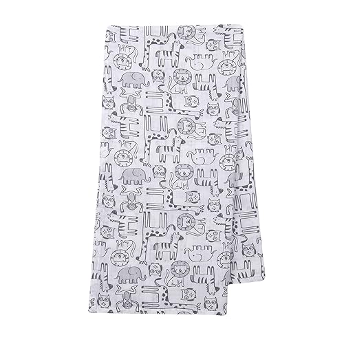 Miniatura 4 de Lambs & Ivy 5 piezas gris/blanco felpa bebé/recién nacido bolsa de regalo w/Swaddle