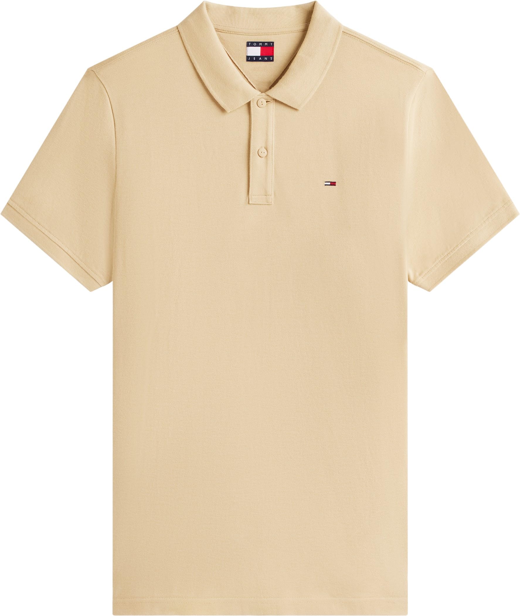 Tommy Jeans Herren Poloshirt Kurzarm Slim Placket Slim Fit