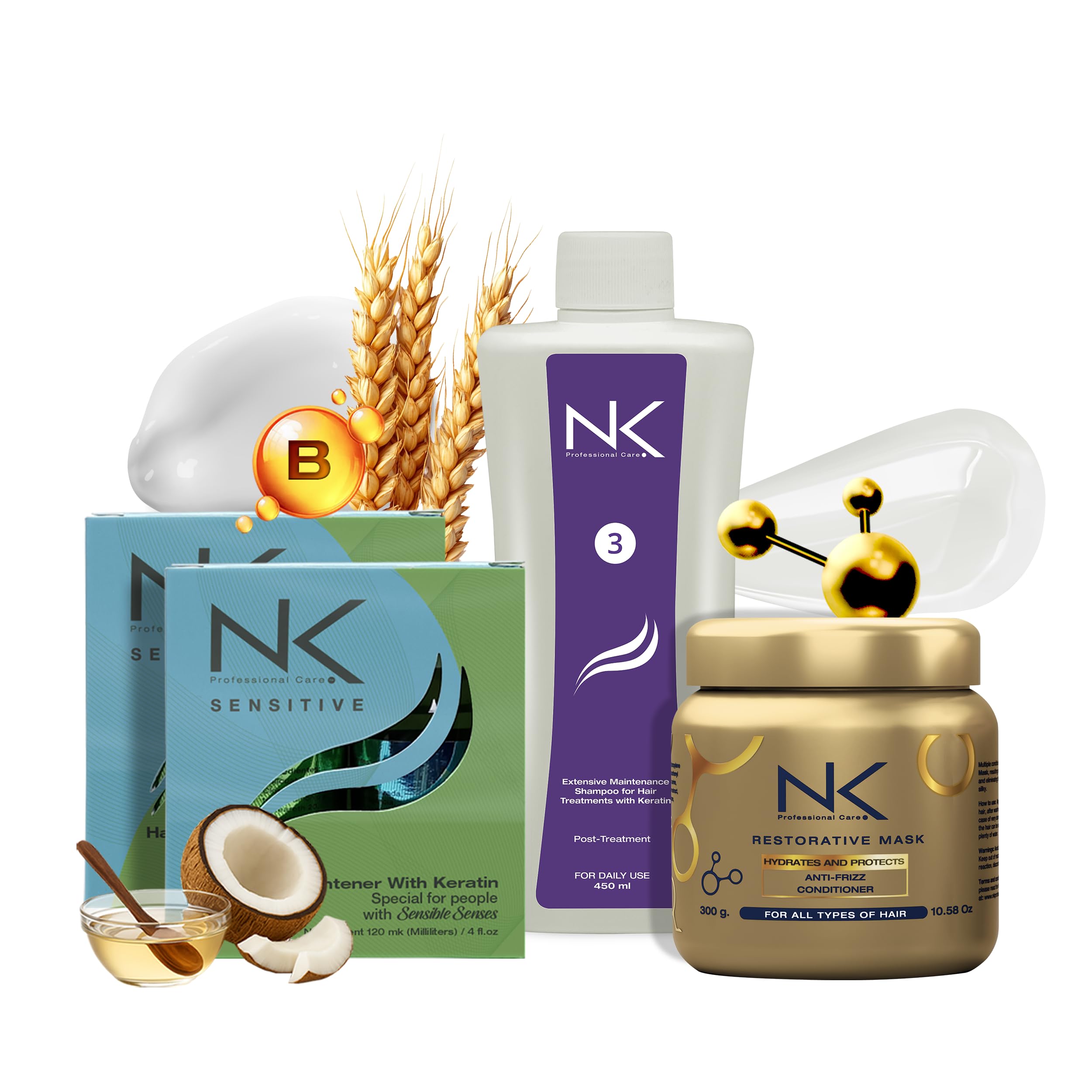 Amazon.com: NK Professional Care Sensitive Keratin Hair