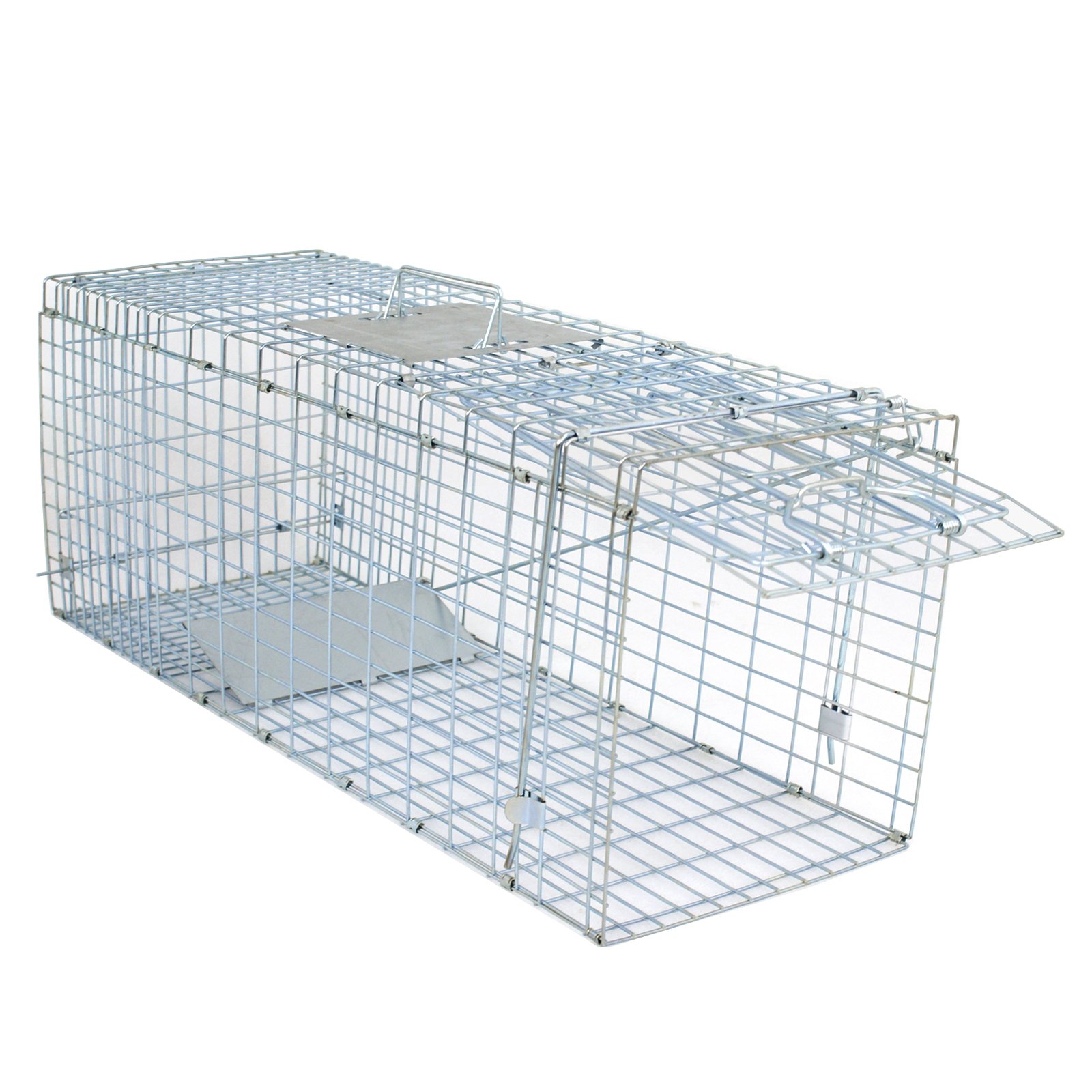 Animal Trap 32 Inches Cage Trap Foldable Live Catch Cage Catch Release