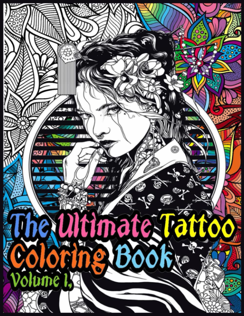 Buy THE ULTIMATE TATTOO COLORING BOOK VOLUME 1:Relaxation with Beautiful Tattoo Designs for ...