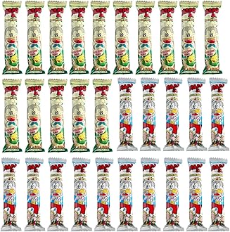 Japanese Snacks Variety Pack, Corn and Cheese Flavor, Corn Puffed Dagashi Mix, 30 Sticks