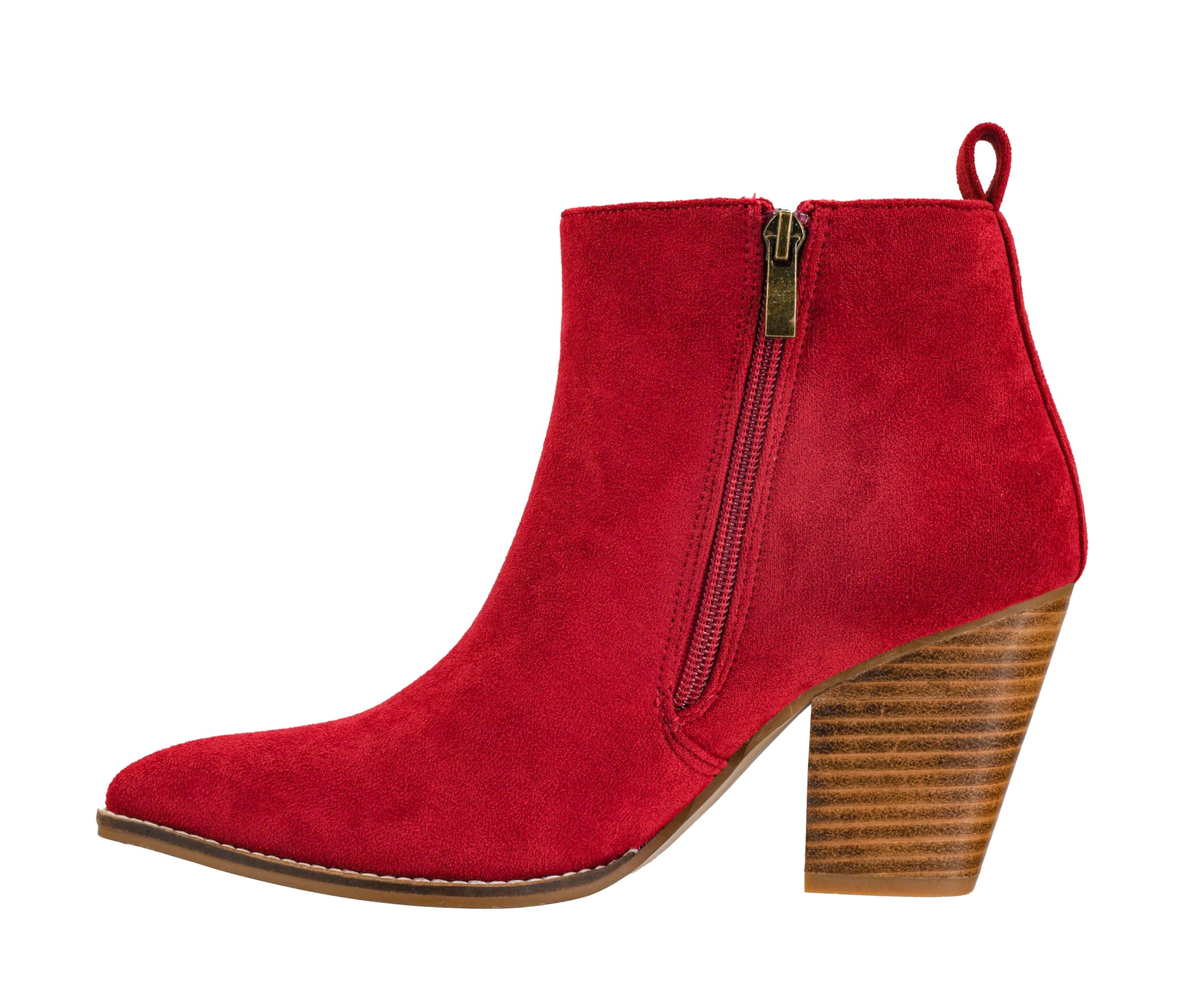 Corkys Footwear Hey Girl Women's High Standards 3.5-Inch Heeled Bootie, Featuring Two Functional Side Zippers and A Lightly Cushioned EVA Insole For