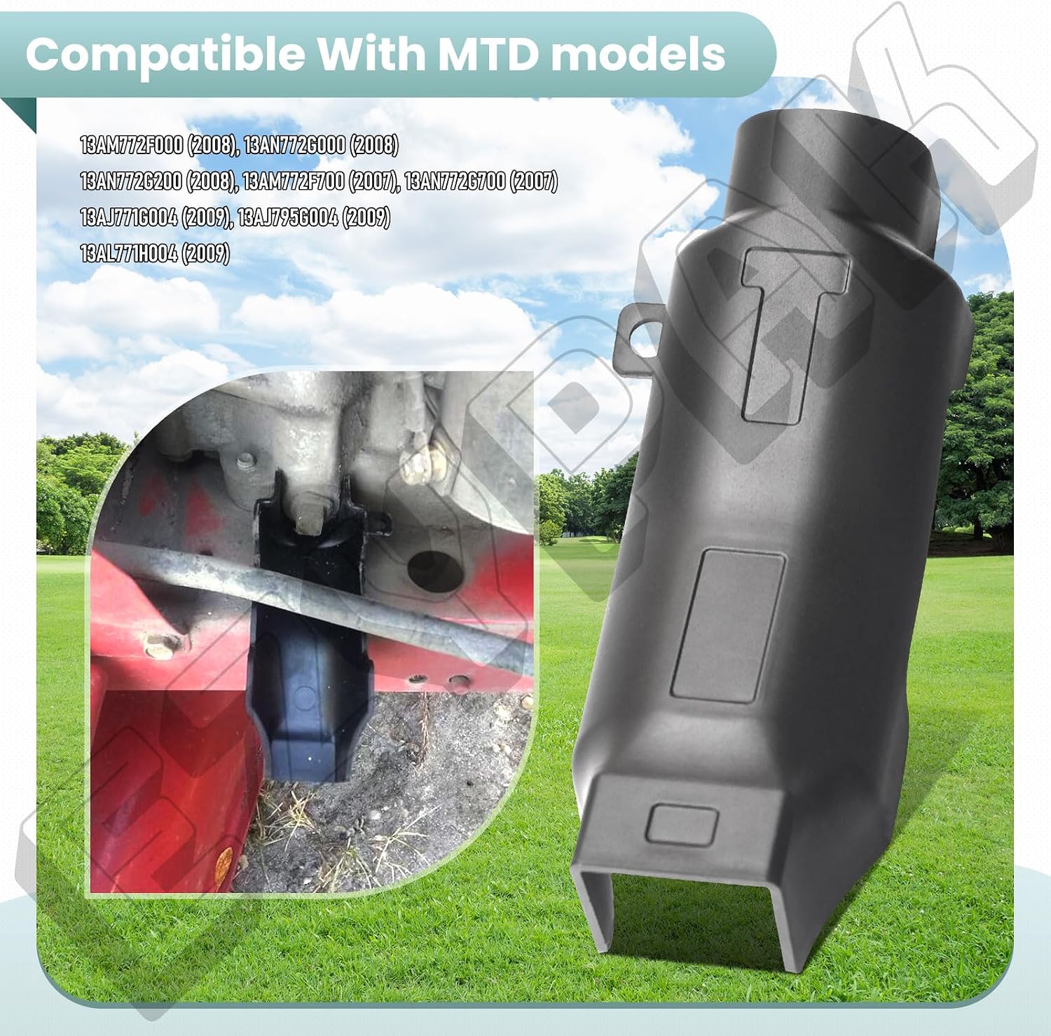 731-05628 Oil Drain Sleeve Compatible with MTD Craftsman Huskee Troy Bilt 13AC762F052, 13BL78ST099, 13AJ771S031, 247288831, 247288830 Lawn Tractors, Replaces 73105628