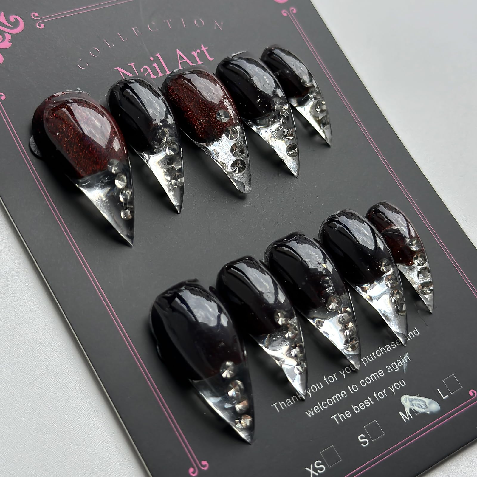 Handmade Reusable ABS Press-On False Nails