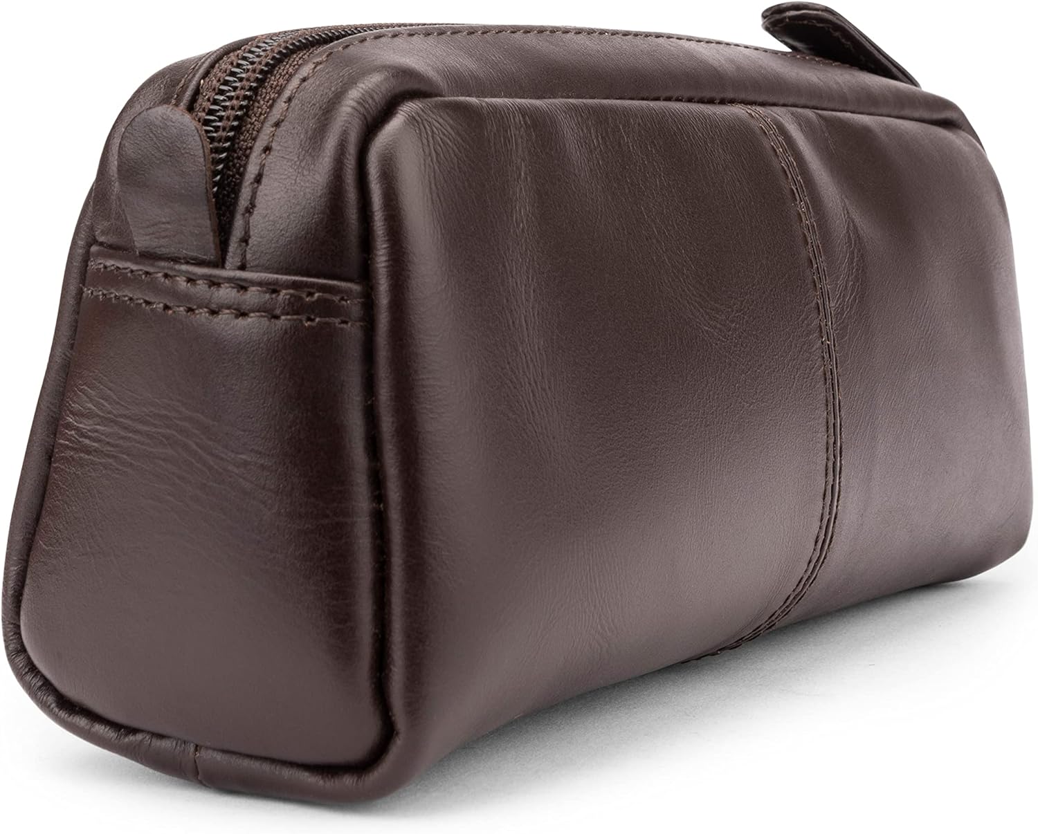 LEABAGS Fort Wayne Leather Pencil Case I Genuine Buffalo Leather Pencil case I Leather case I Vintage Pen Holder I Small Pencil case I Pencil case I 20x9x6 cm - Image 4