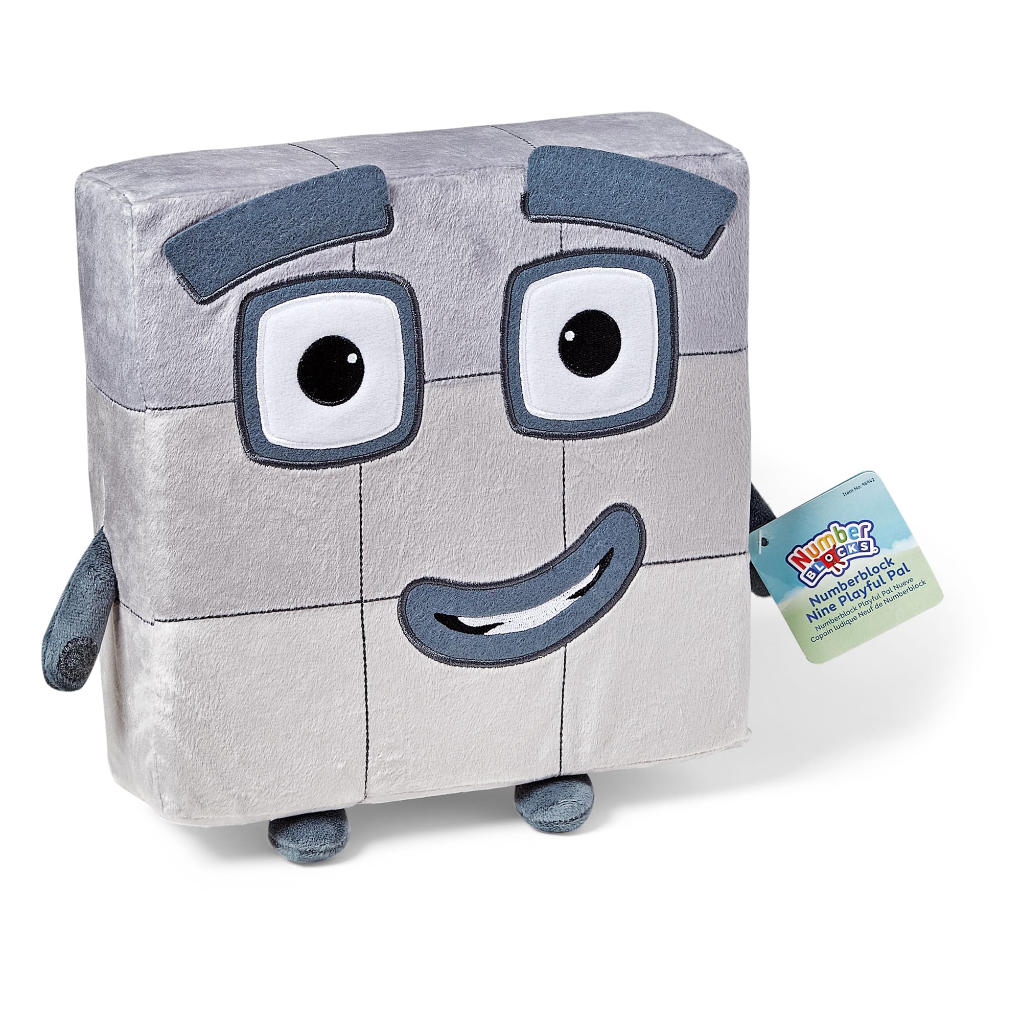 Learning Resources Numberblocks Pluszak Dziewiątka – Edukacyjna Przytulanka, Dzieci 18+ Mies.