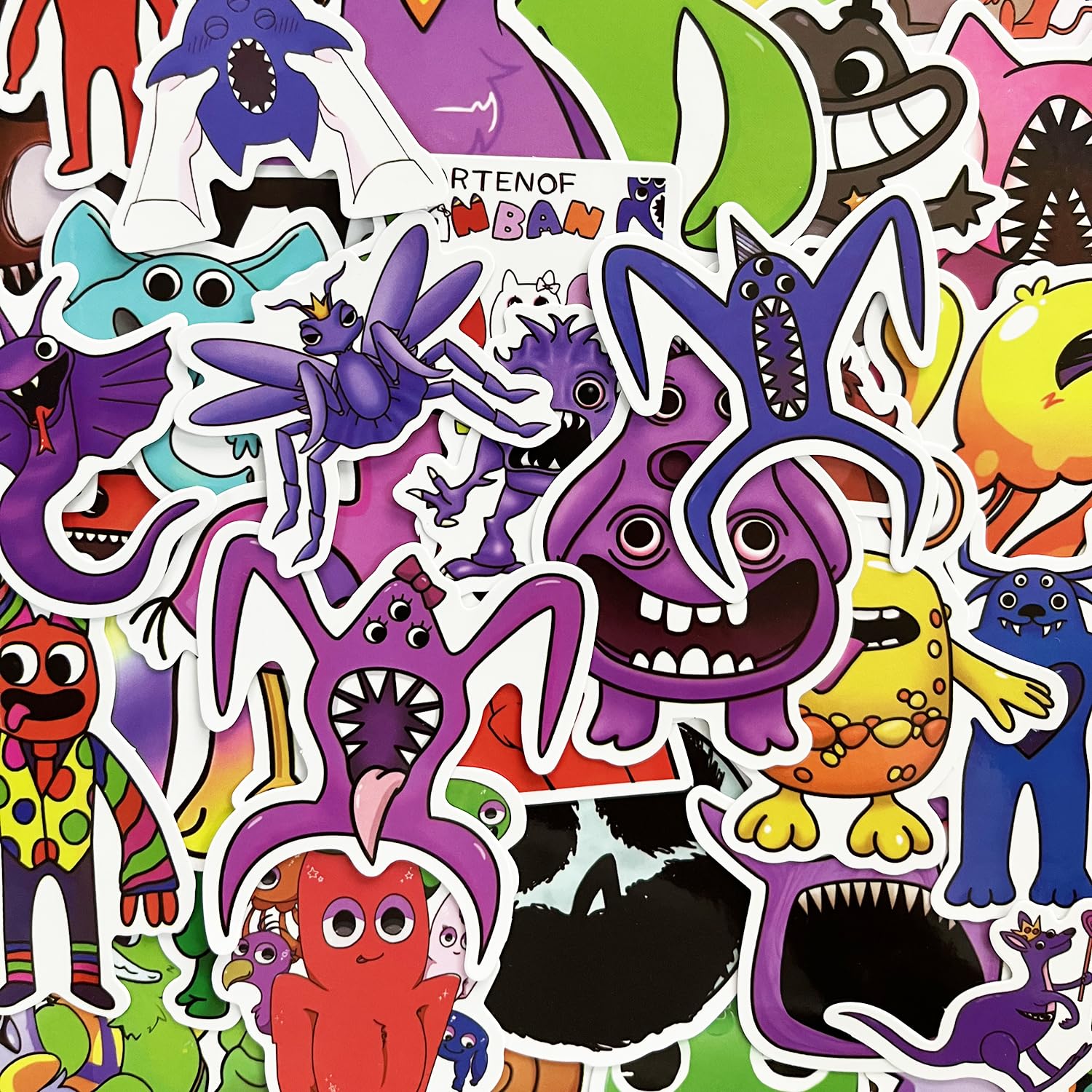 Amazon.co.jp: 50枚入り Banban ガーデンステッカー 漫画 ガーデンオブ