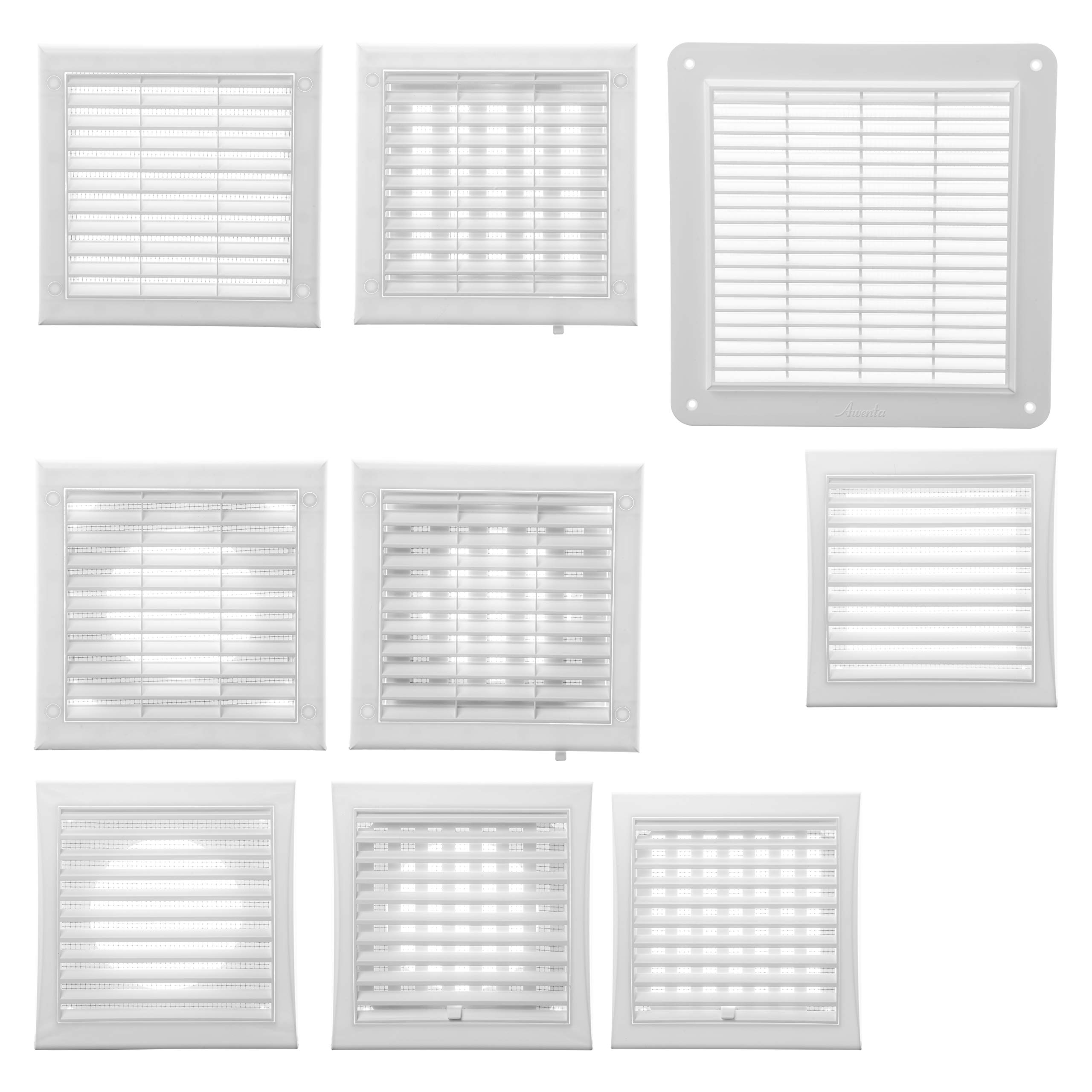 Vent Systems 10"x10" Inch Air Vent Cover White Air Vent Louver