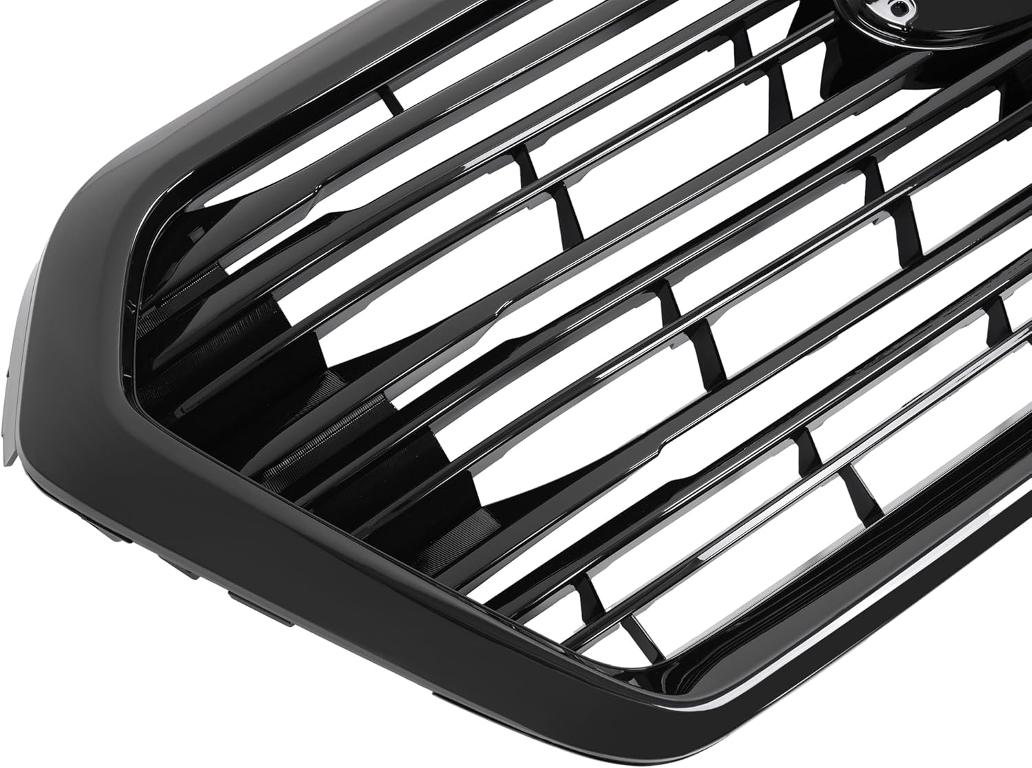 KUAFU Front Bumper Grille Compatible with 2019-2022 Subaru Ascent Grill Gloss Black Trim Plastic(ABS)