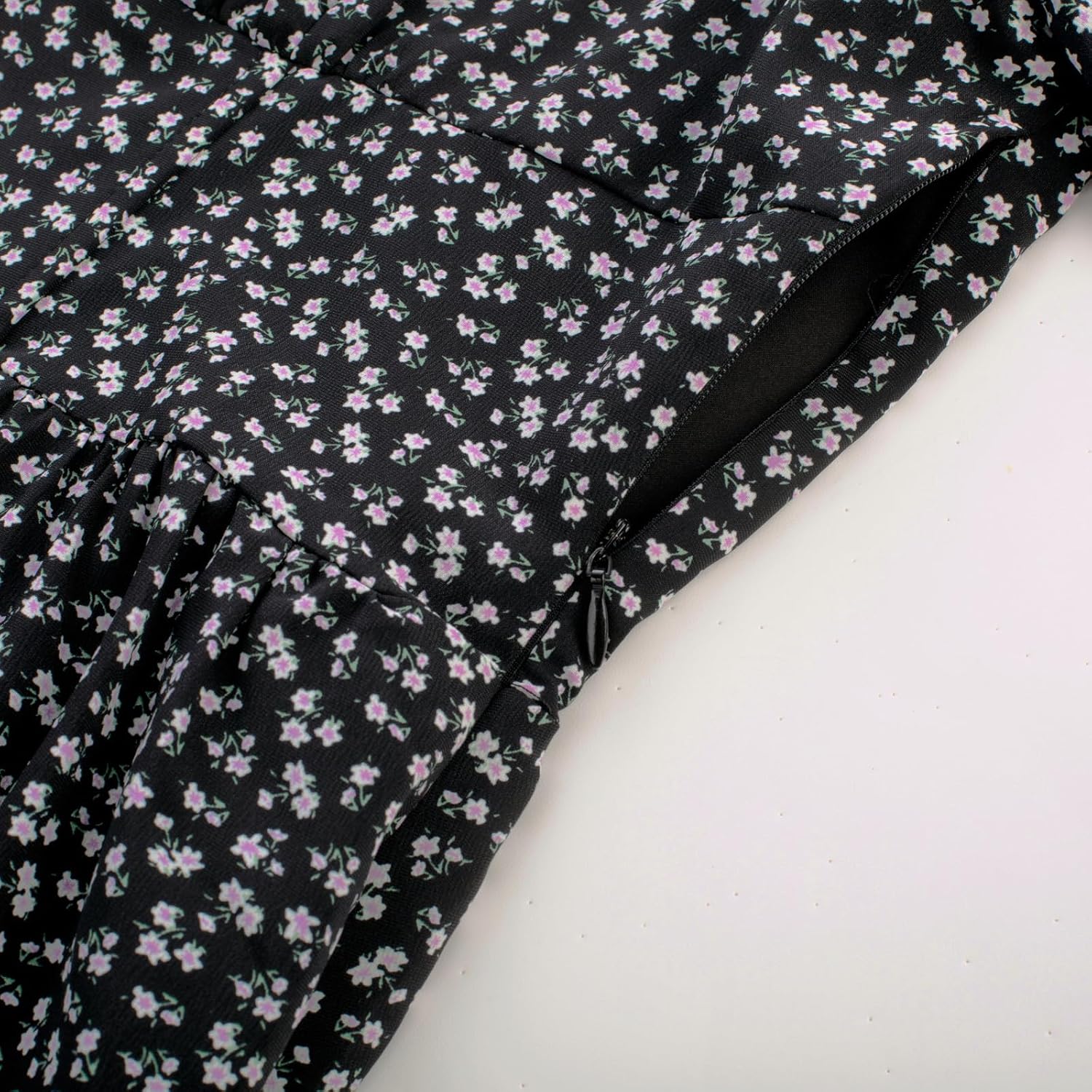 Scarlet Darkness Women's Floral Corset Dress with Split 2026 Summer Spring Square Neck Midi Milkmaid Dresses - Image 5