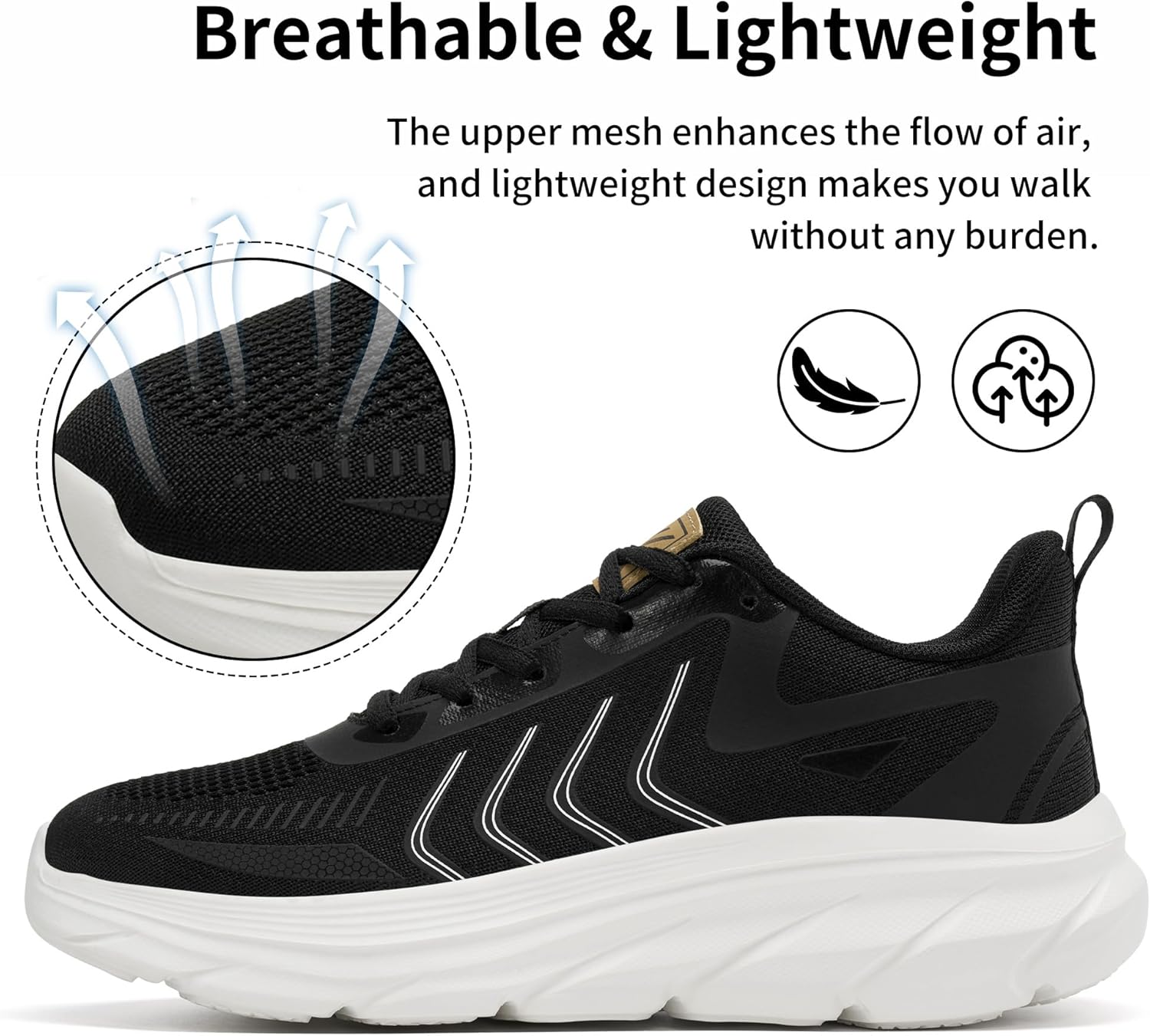 Women Casual Walking Shoes: Cushioned & Anti-Slip for Daily Commute - Lightweight & Breathable for All-Day Comfort - Women Ages 25-50 - Image 4