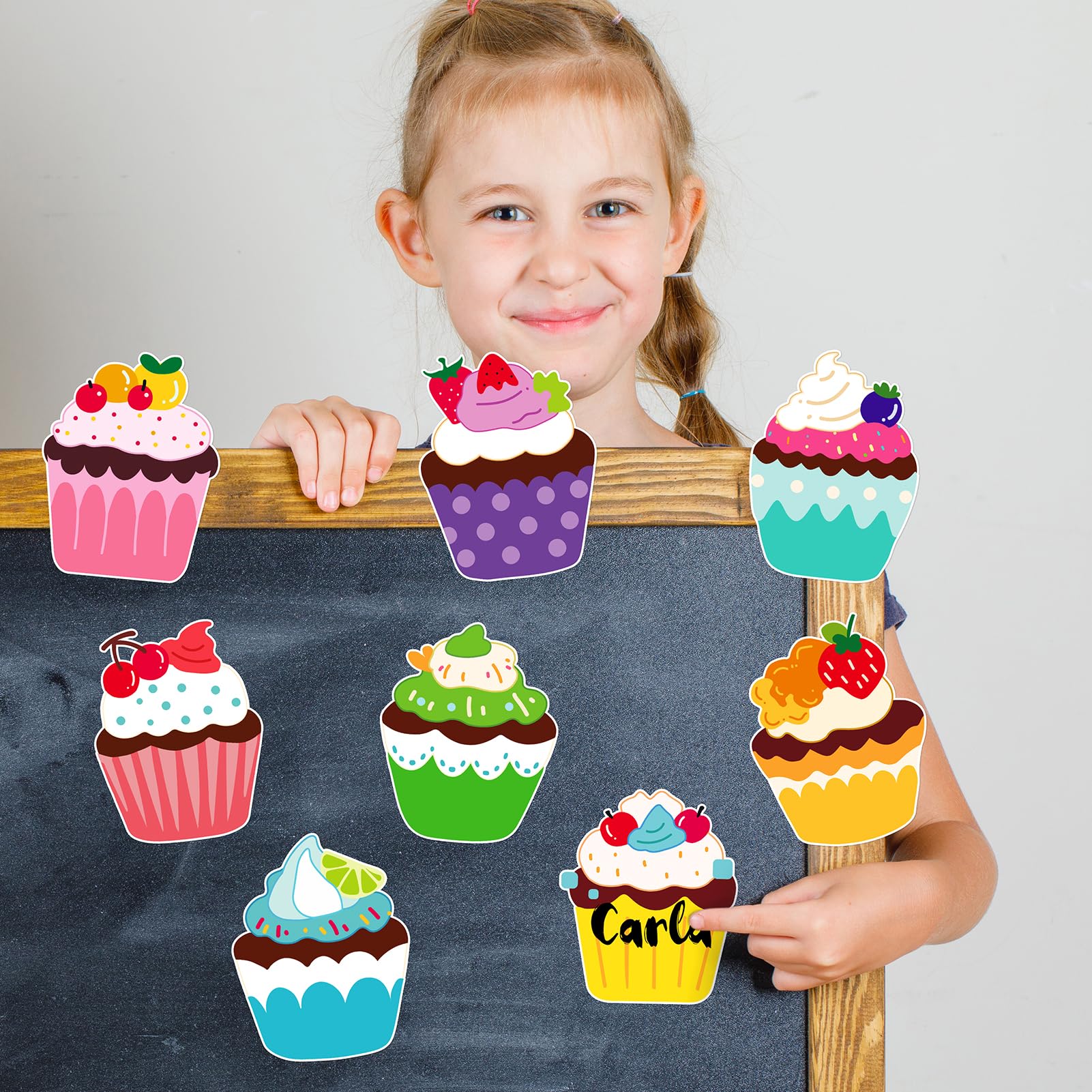 Colorful Bulletin Board Cutouts - 40 PCS for Classroom -7